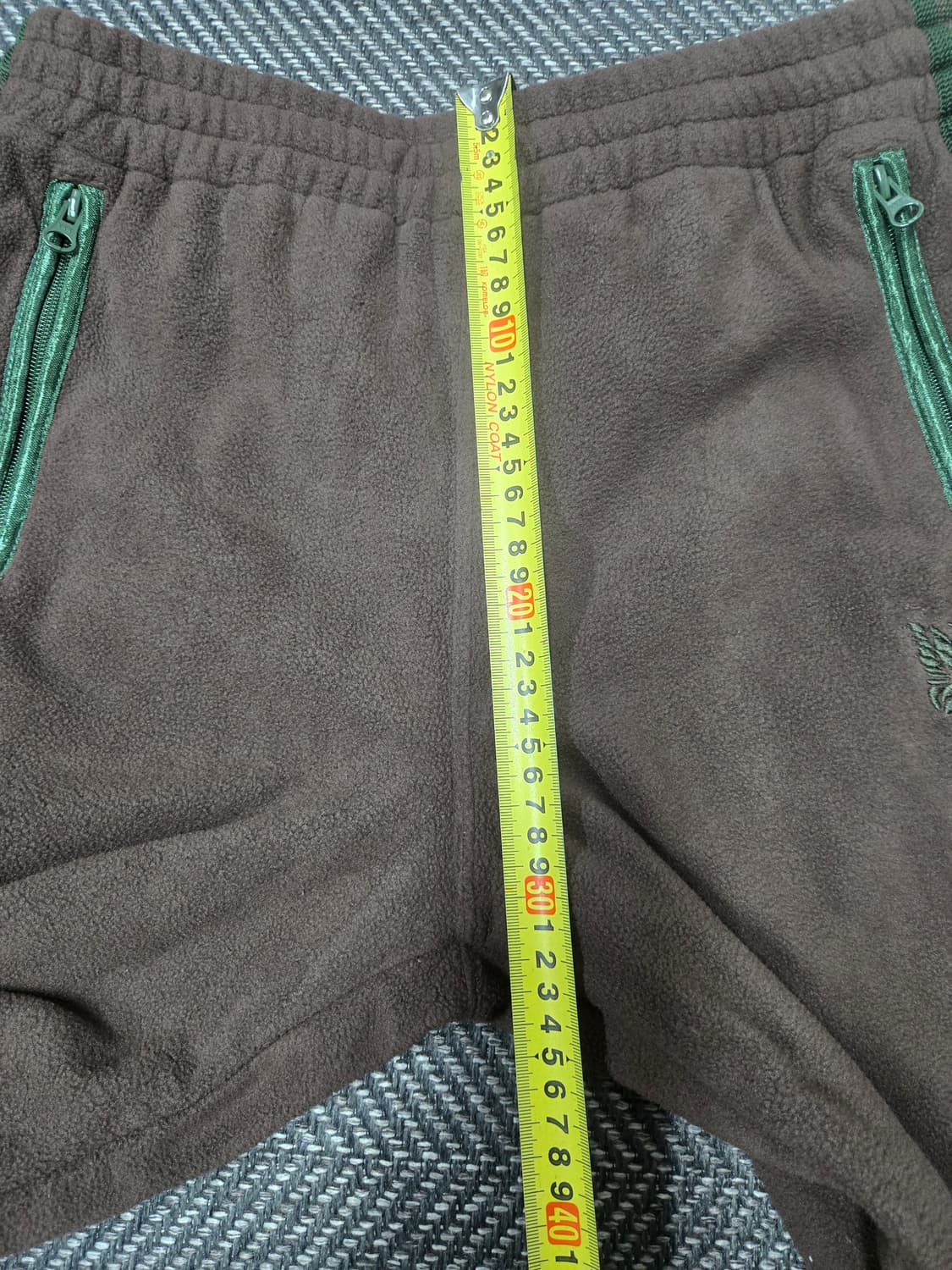 니들스 플리스 트랙 팬츠 브라운 그린 상품이미지7