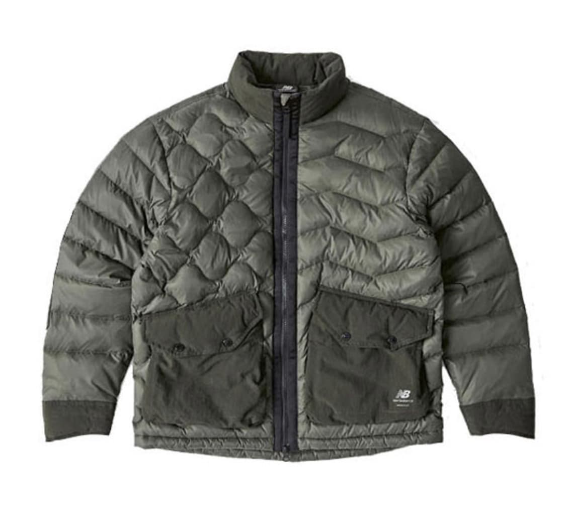 뉴발란스 X 이스트로그 구스다운 다크카키 아틱 라이트 패딩 자켓 XL 상품이미지1