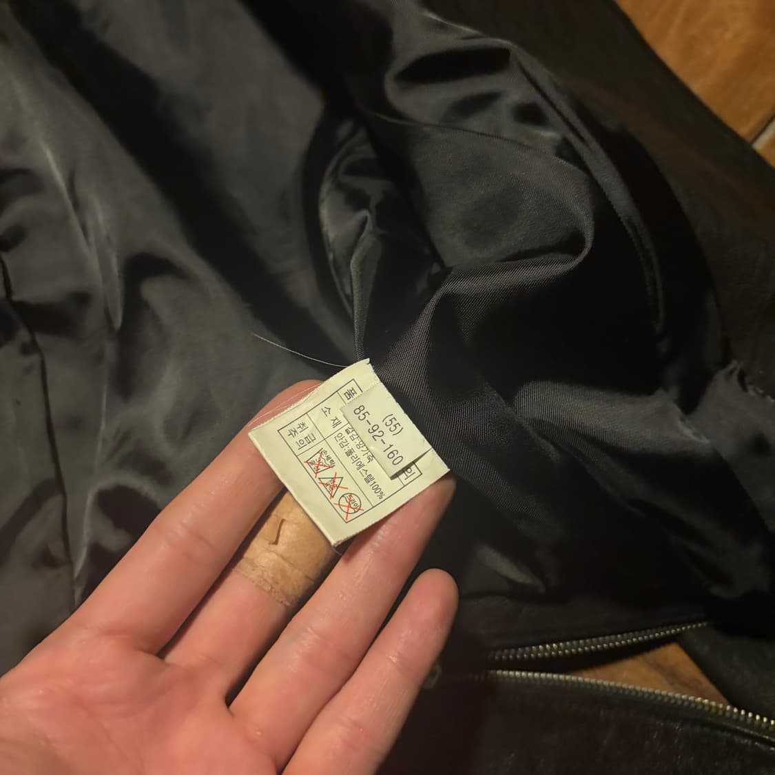 Asymmetric Lambskin Avant-Garde Jacket 상품이미지8