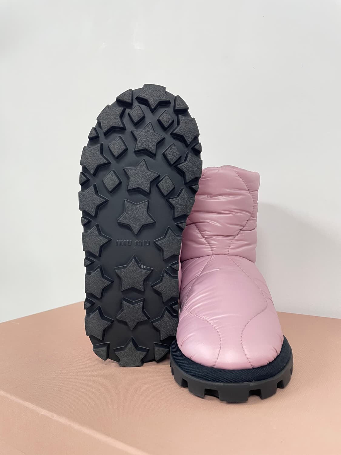 새상품 미우미우 나일론 앵클 패딩 부츠 상품이미지7