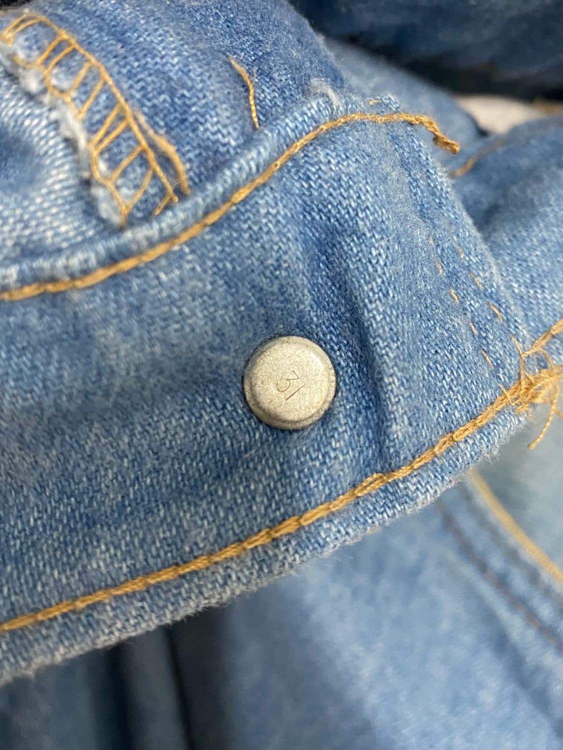 70's  LEVI'S bell bottom denim pants 벨보텀 상품이미지6