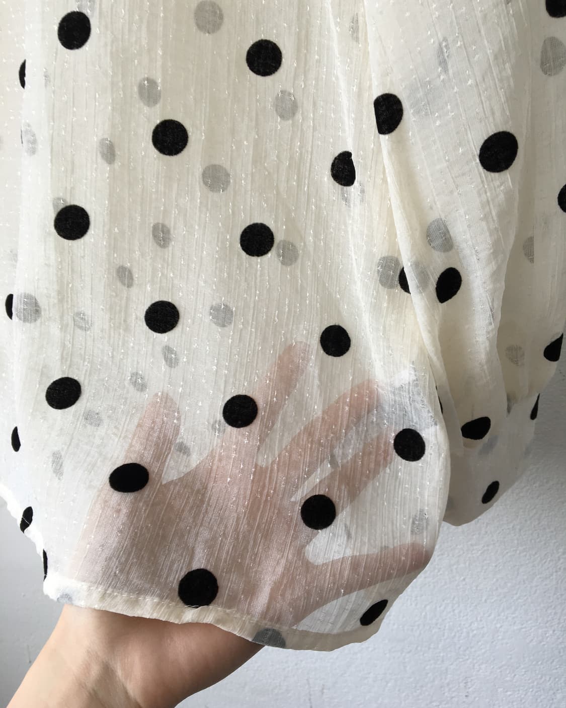 Dot pattern blouse 상품이미지4