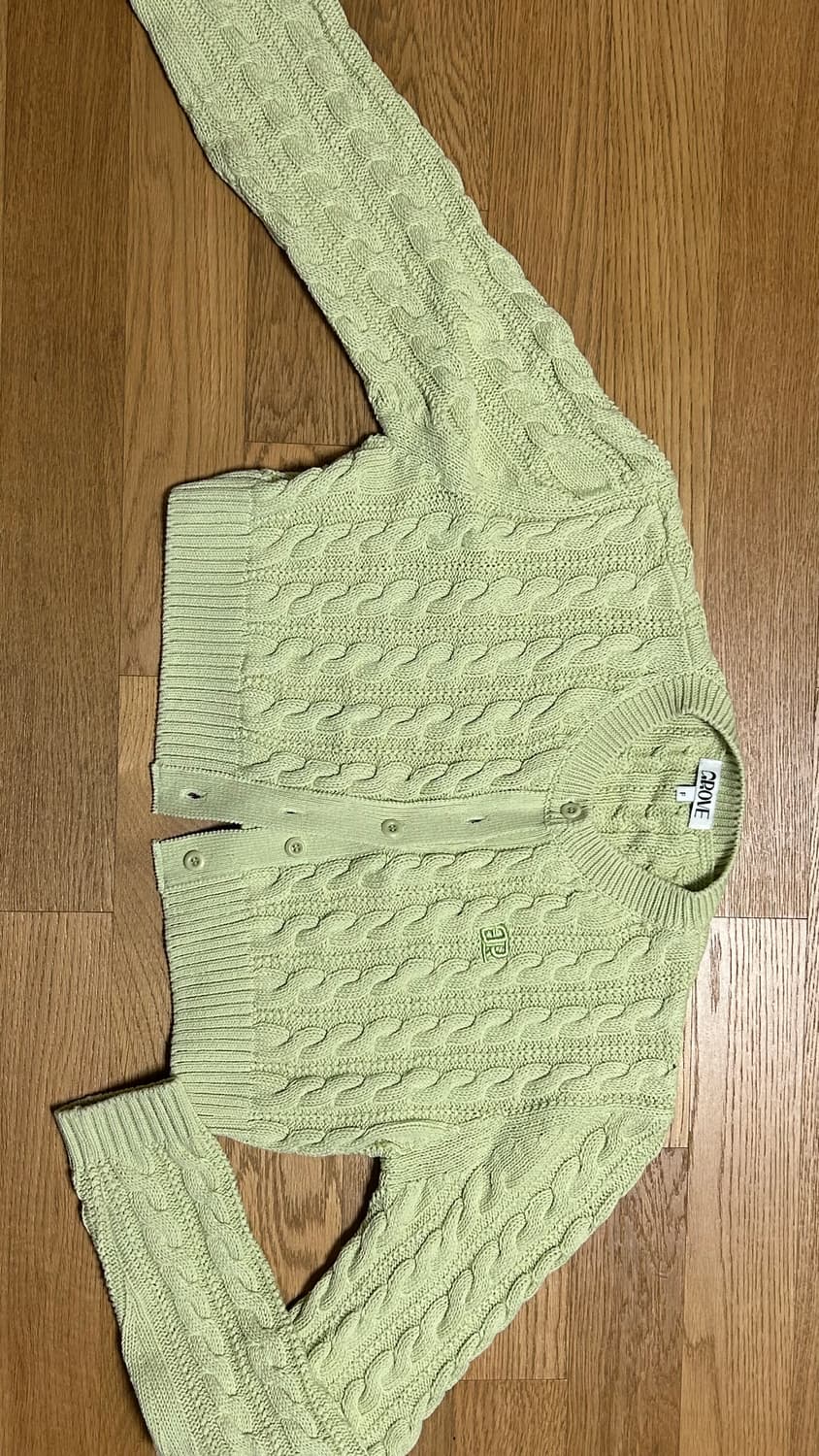 25PS GRATO CABLE CARDIGAN [MINT COLOR] 상품이미지7