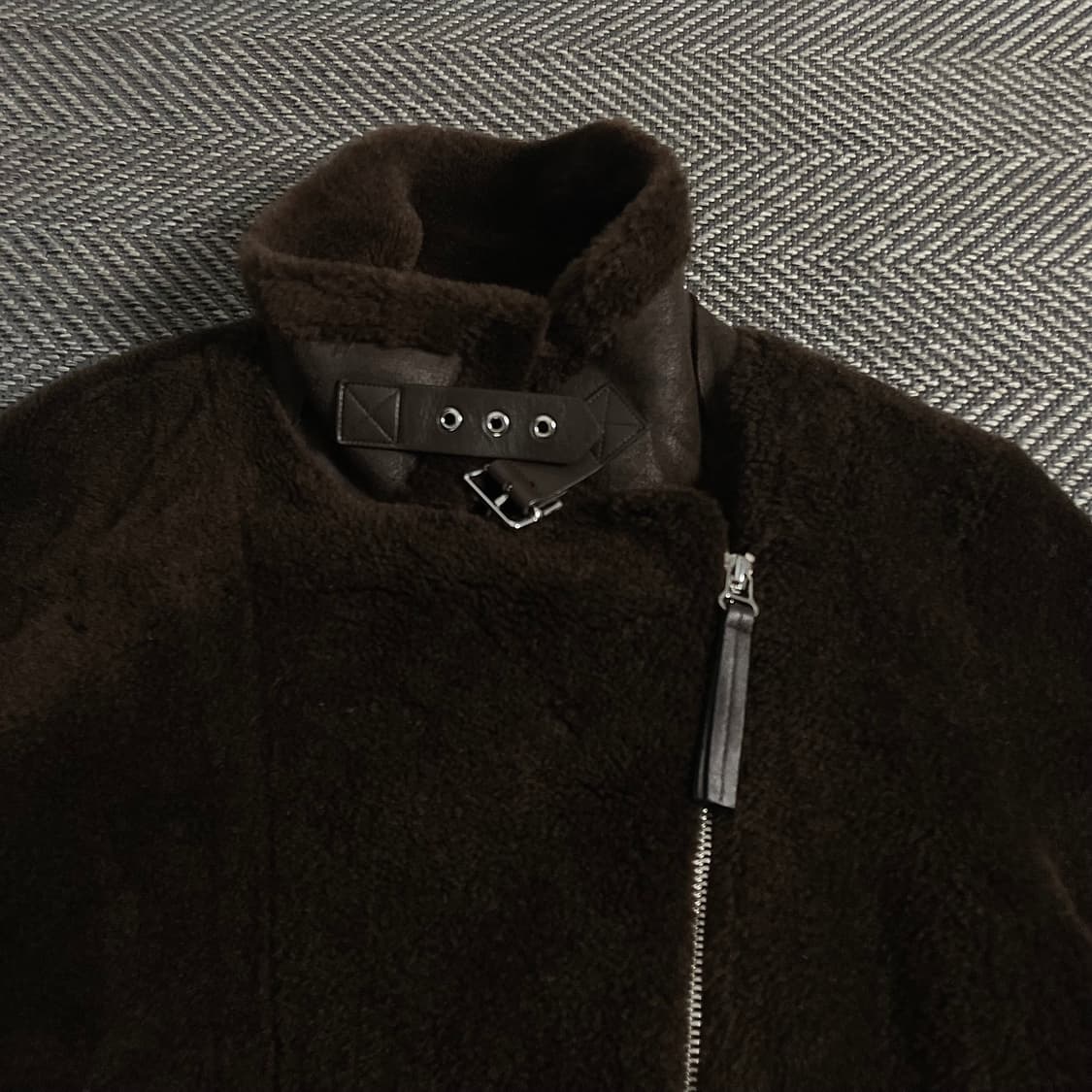 카시바디 양모 무스탕 자켓y 3719 상품이미지5