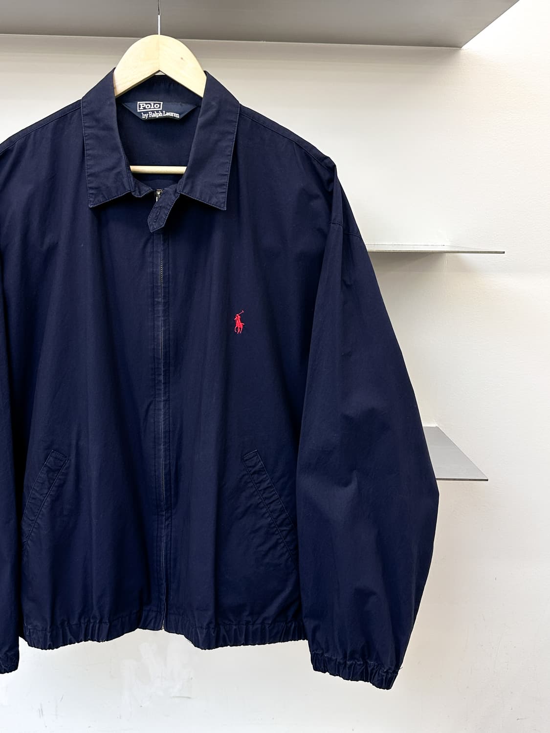 폴로랄프로렌 90s 베이직 포니 네이비 스윙탑 자켓 상품이미지2