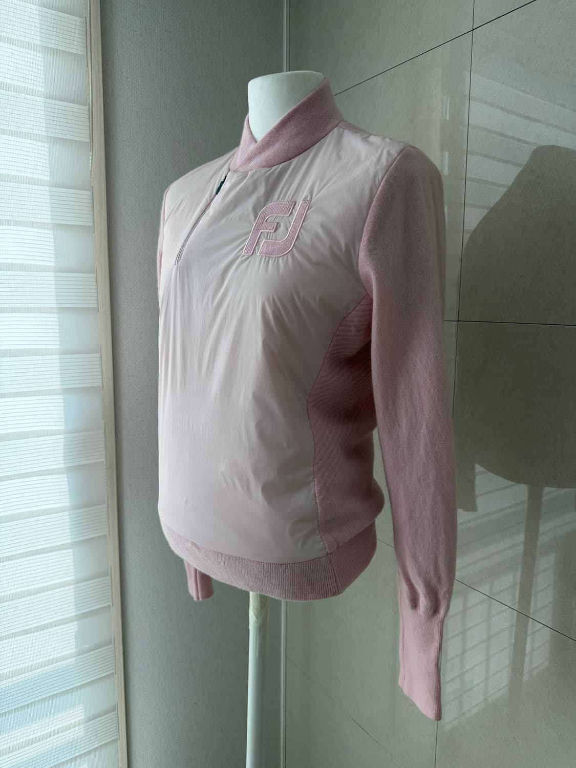 풋조이 FJ 핑크 골프 니트 S 상품이미지2