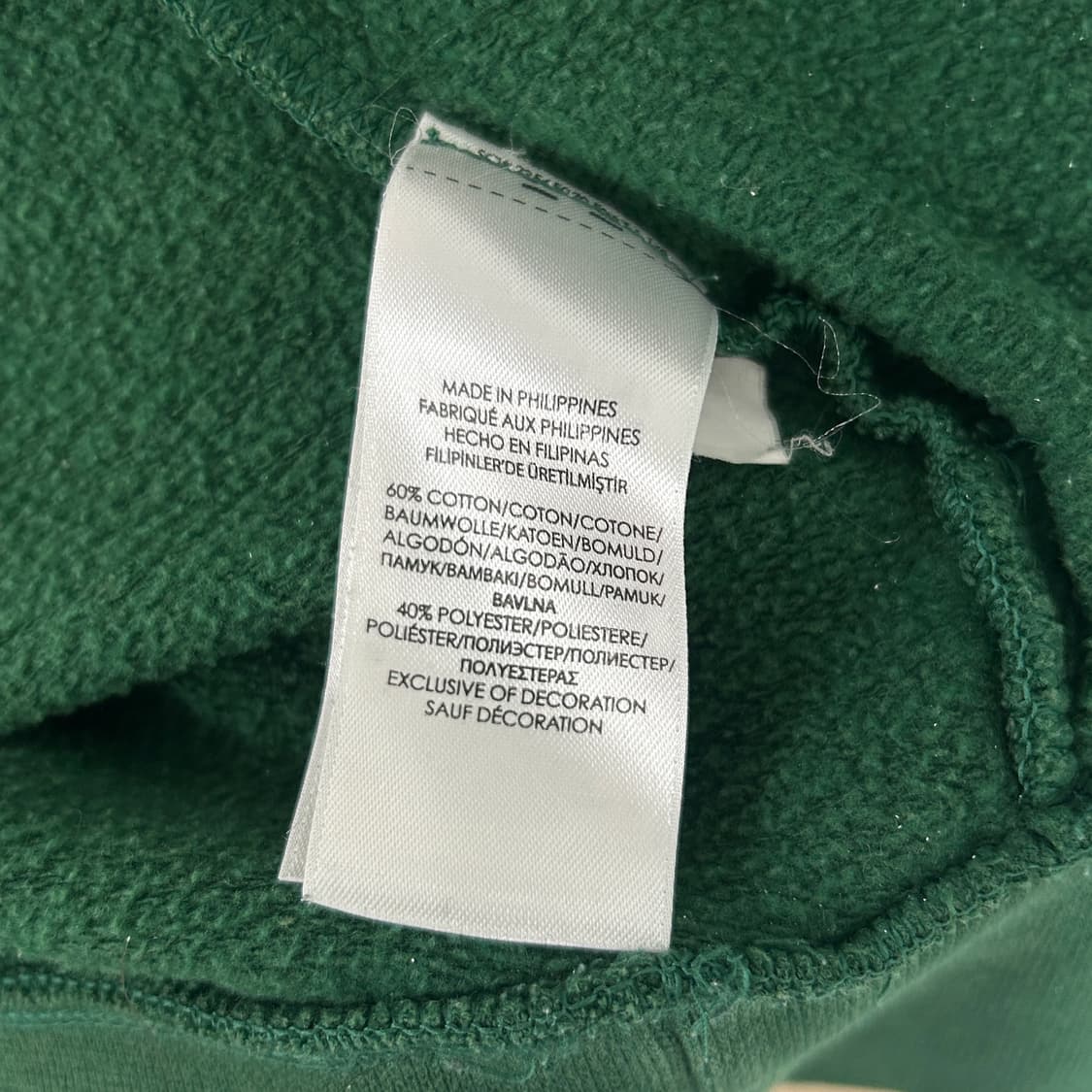 폴로 랄프로렌 폴로 베어 후드티 그린 상품이미지7