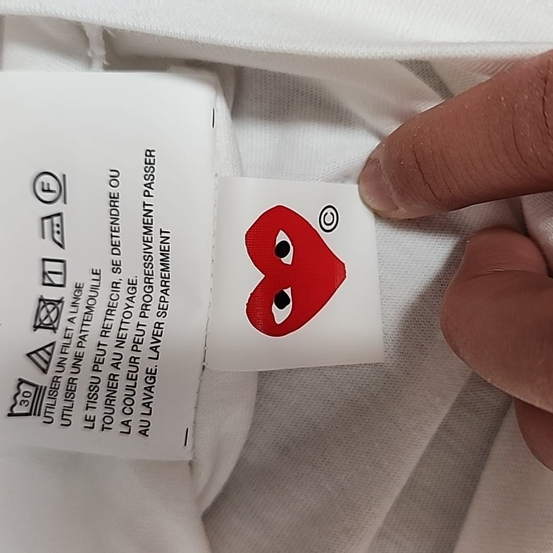 꼼데가르송 반팔티셔츠 상품이미지2