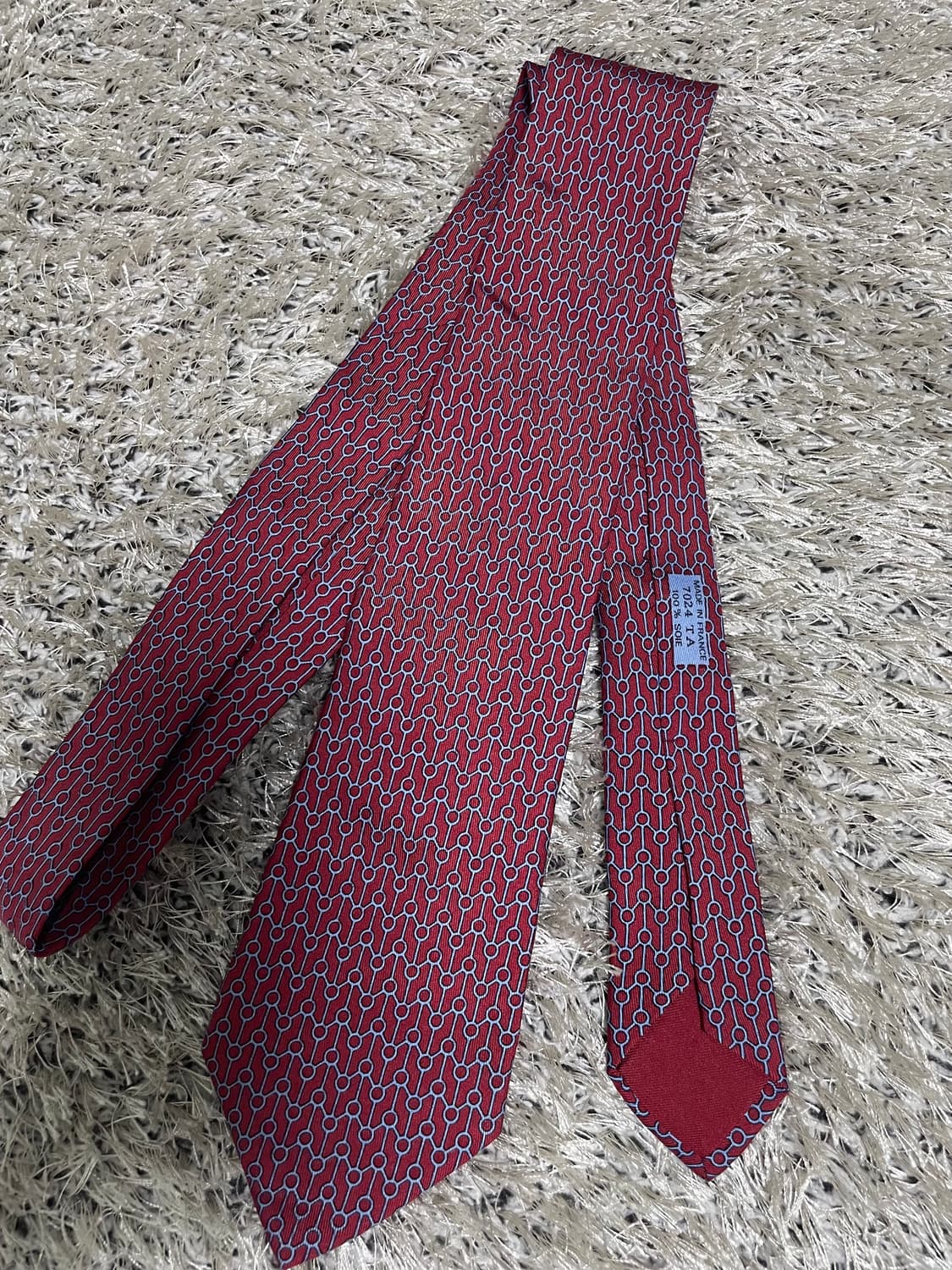 프랑스제 에르메스 넥타이 상품이미지1