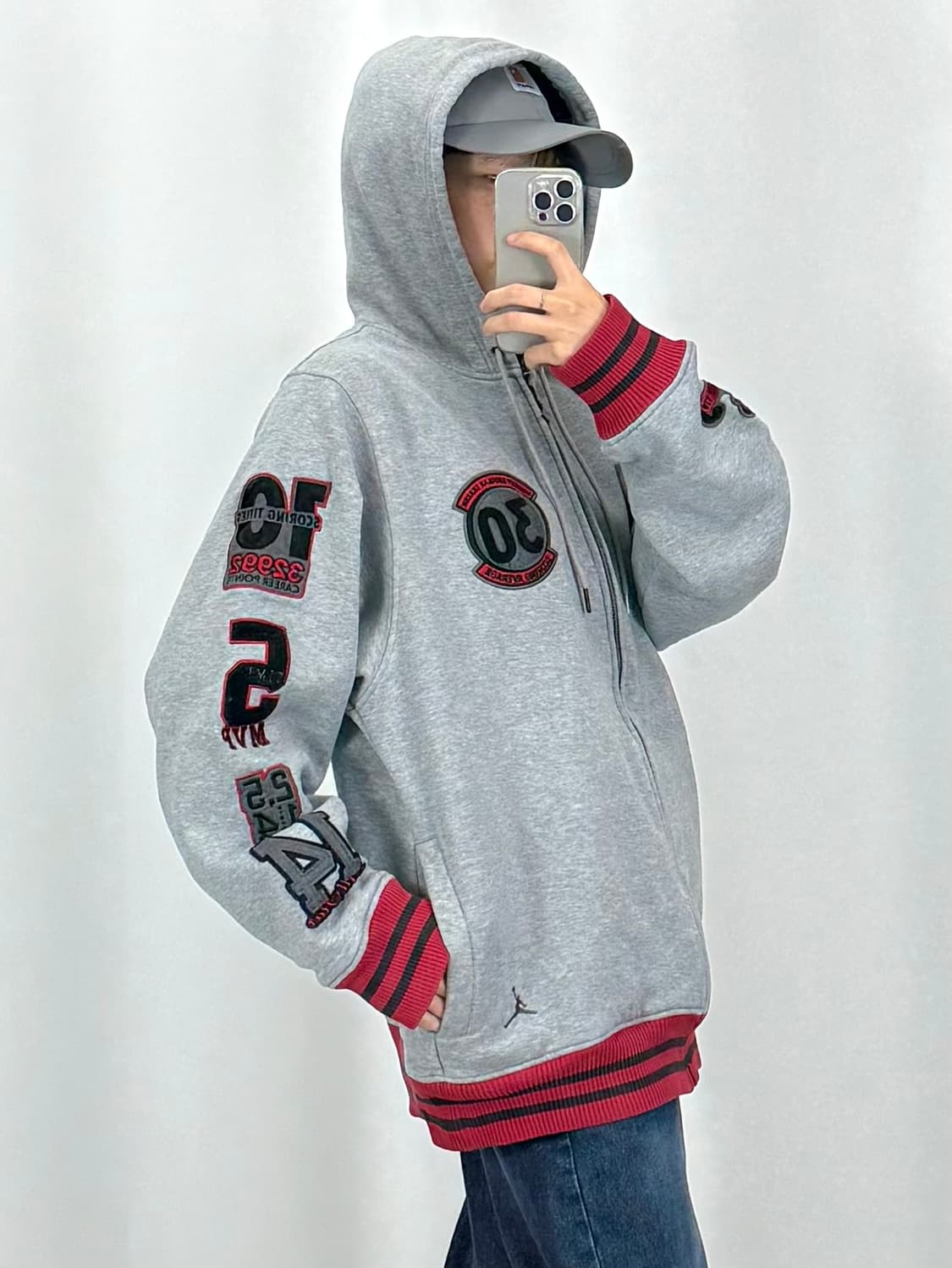 루키CK9747: 나이키 에어 조던 풀 집업 후드티  상품이미지1