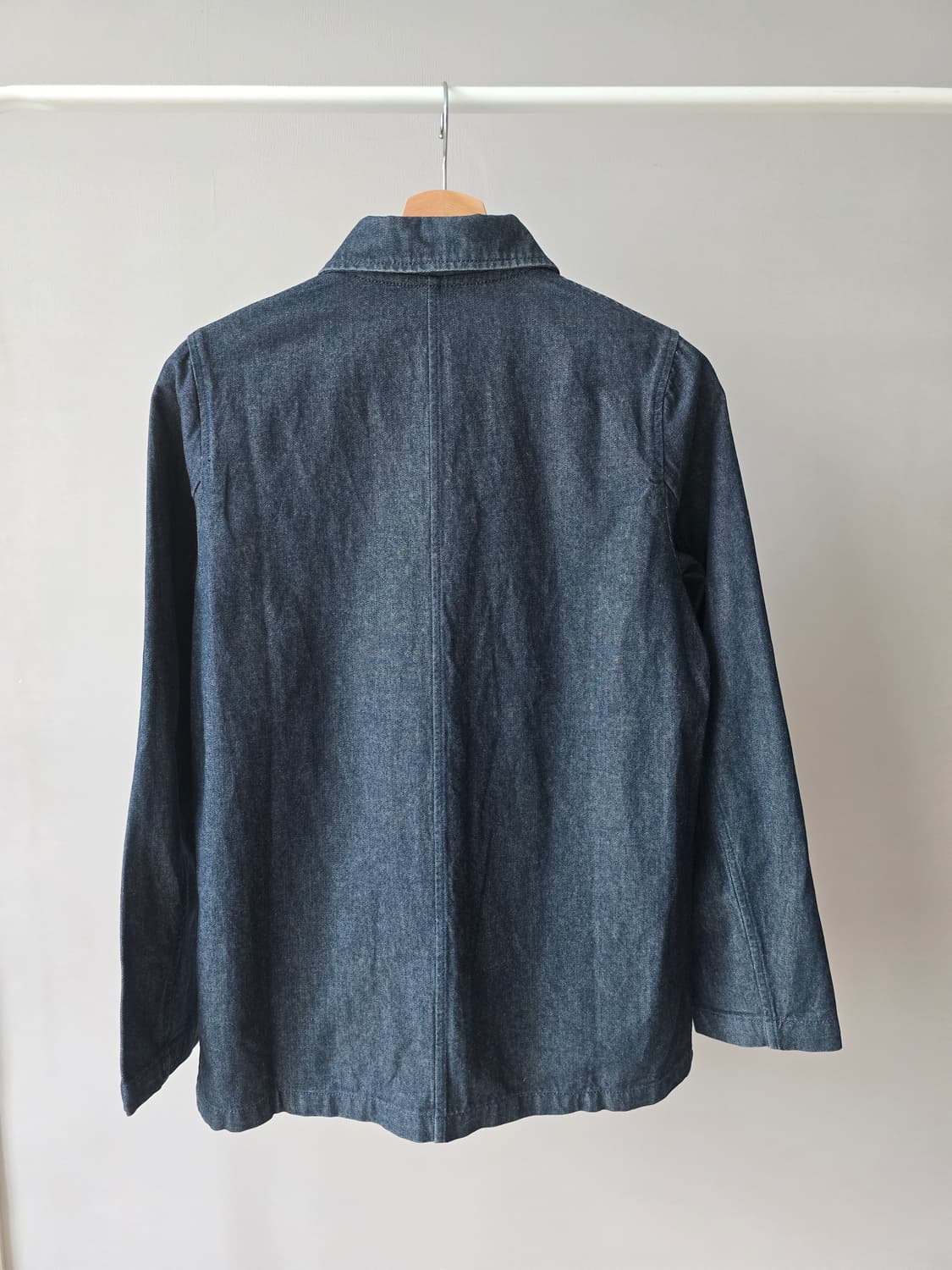 japanese vintage 무지(MUJI) 데님 워크 자켓 상품이미지3
