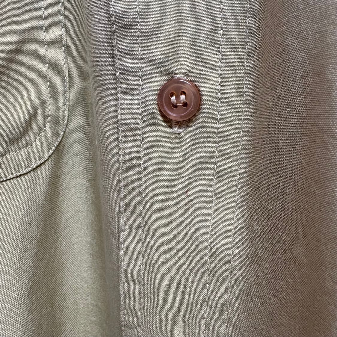 일본빈티지 포켓 워크웨어 실크 셔츠 남방  상품이미지3
