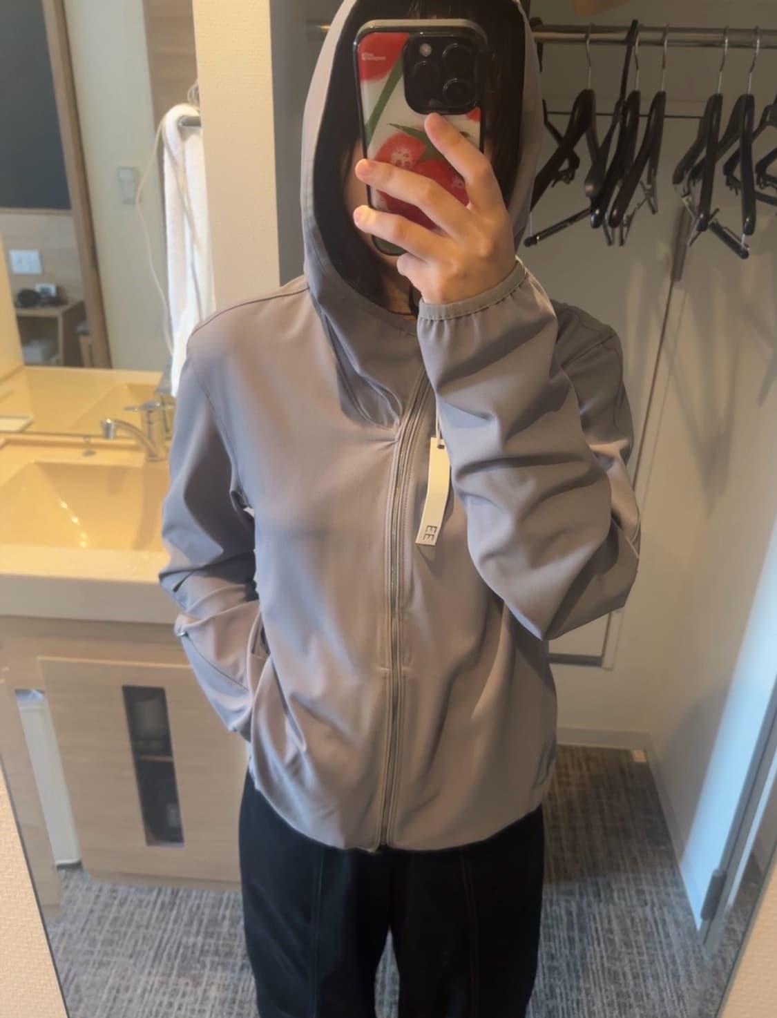 누마레 ee CUT-OUT SLEEVE HOODED ZIP JACKET 상품이미지2