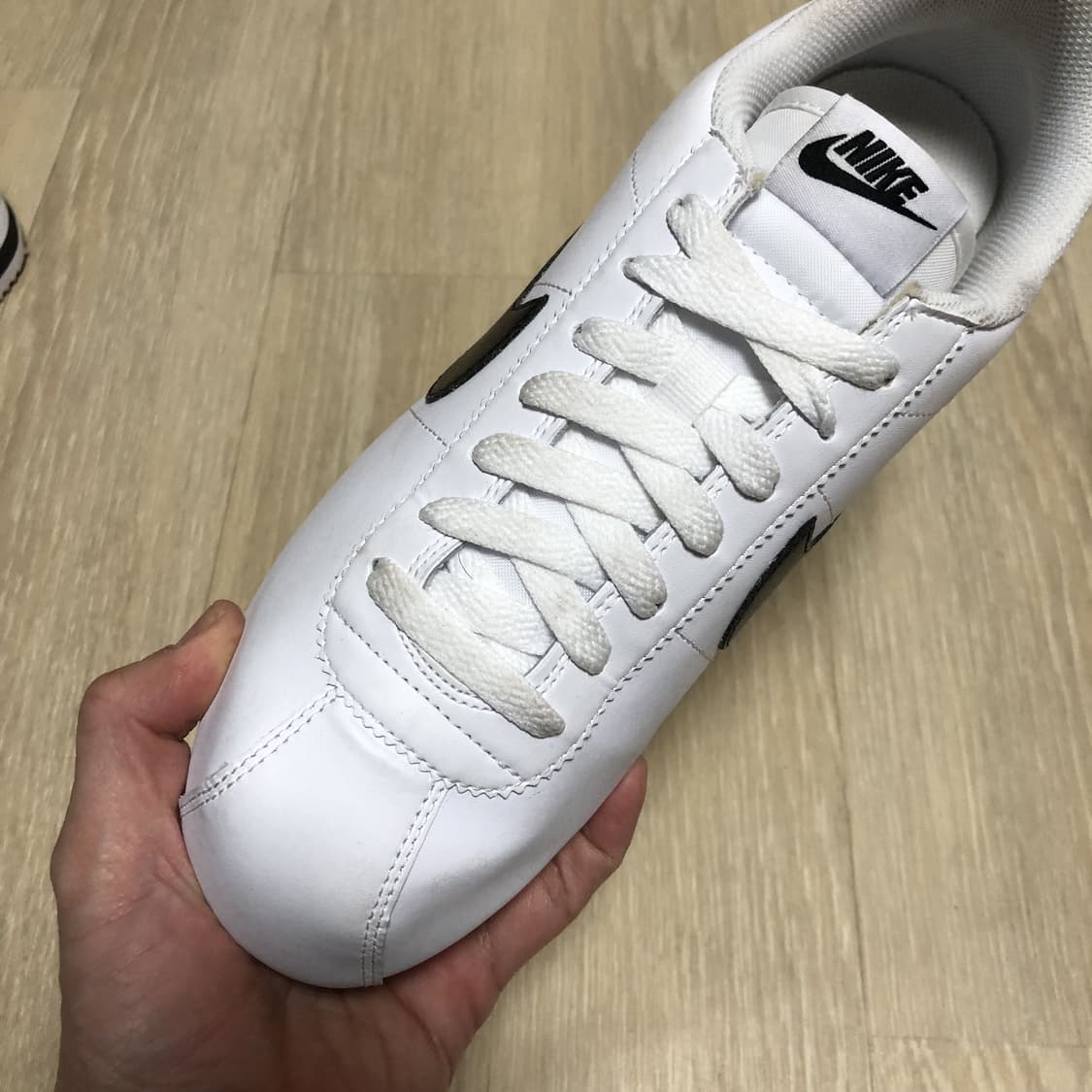 (265) 나이키 NIKE 코르테즈 화이트 블랙 상품이미지5