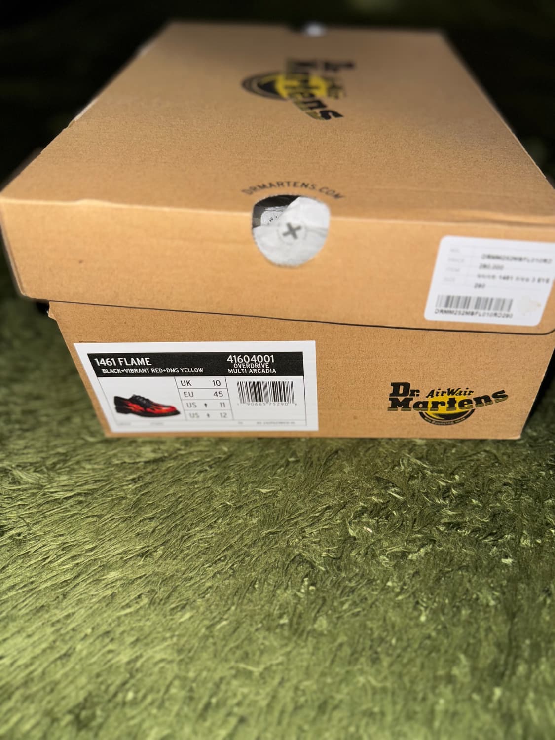 [290] 닥터마틴 1461 플레임 그래픽 블랙 상품이미지10