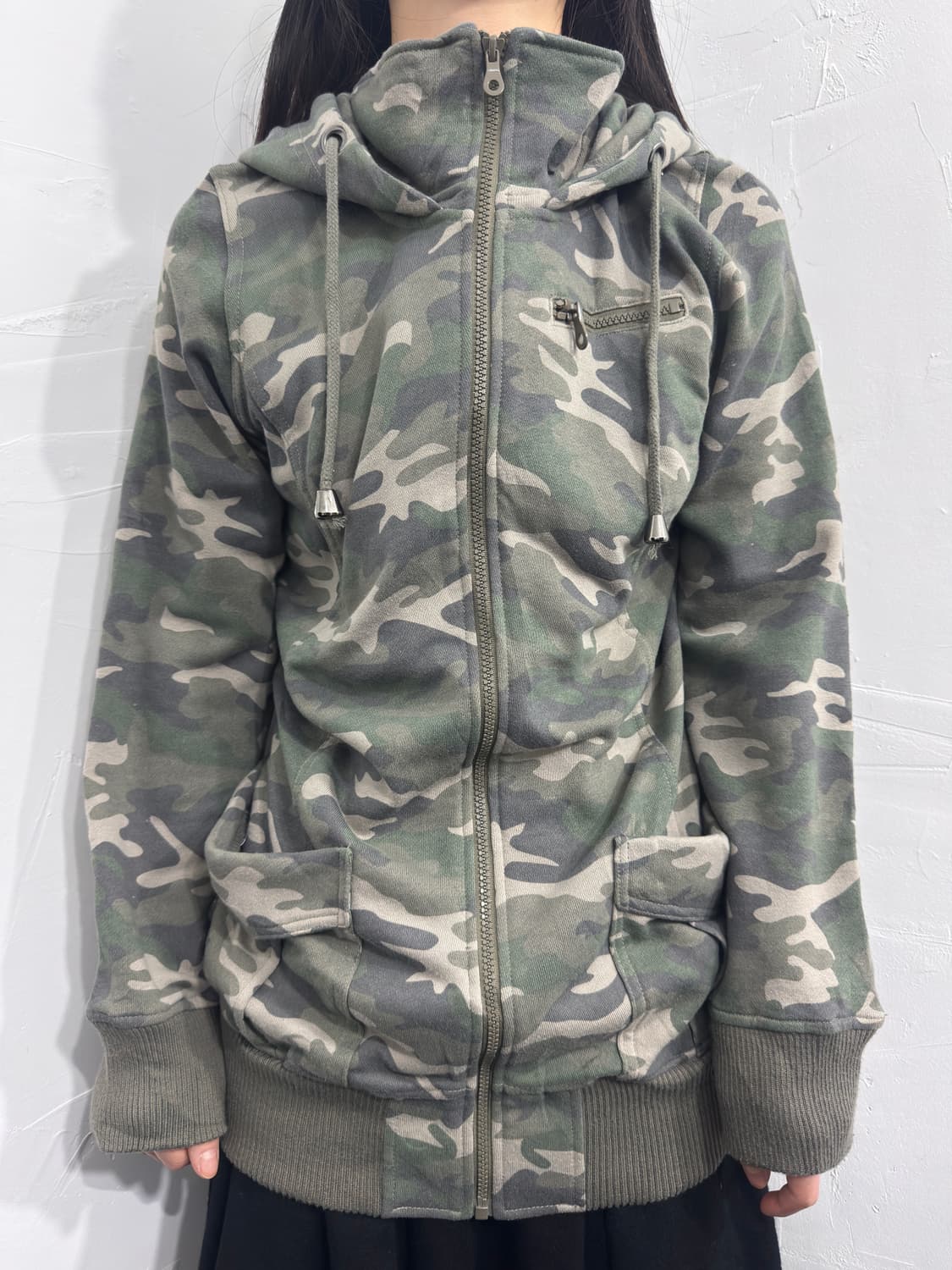 colza camo hood zipup 상품이미지1