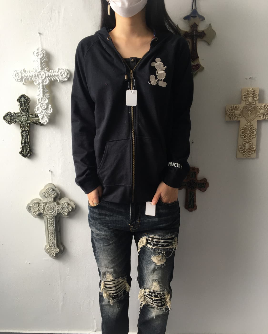 Disney mickey hood zip up 상품이미지9