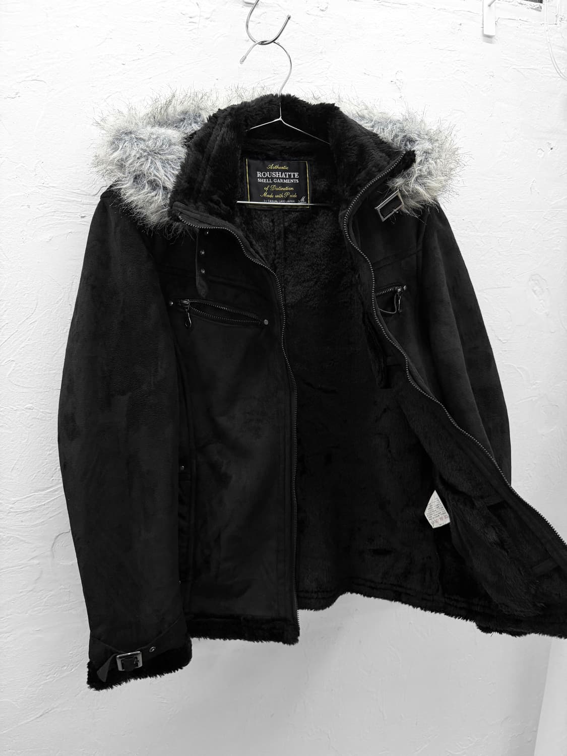 roushatte 스웨이드 퍼 무스탕 상품이미지4