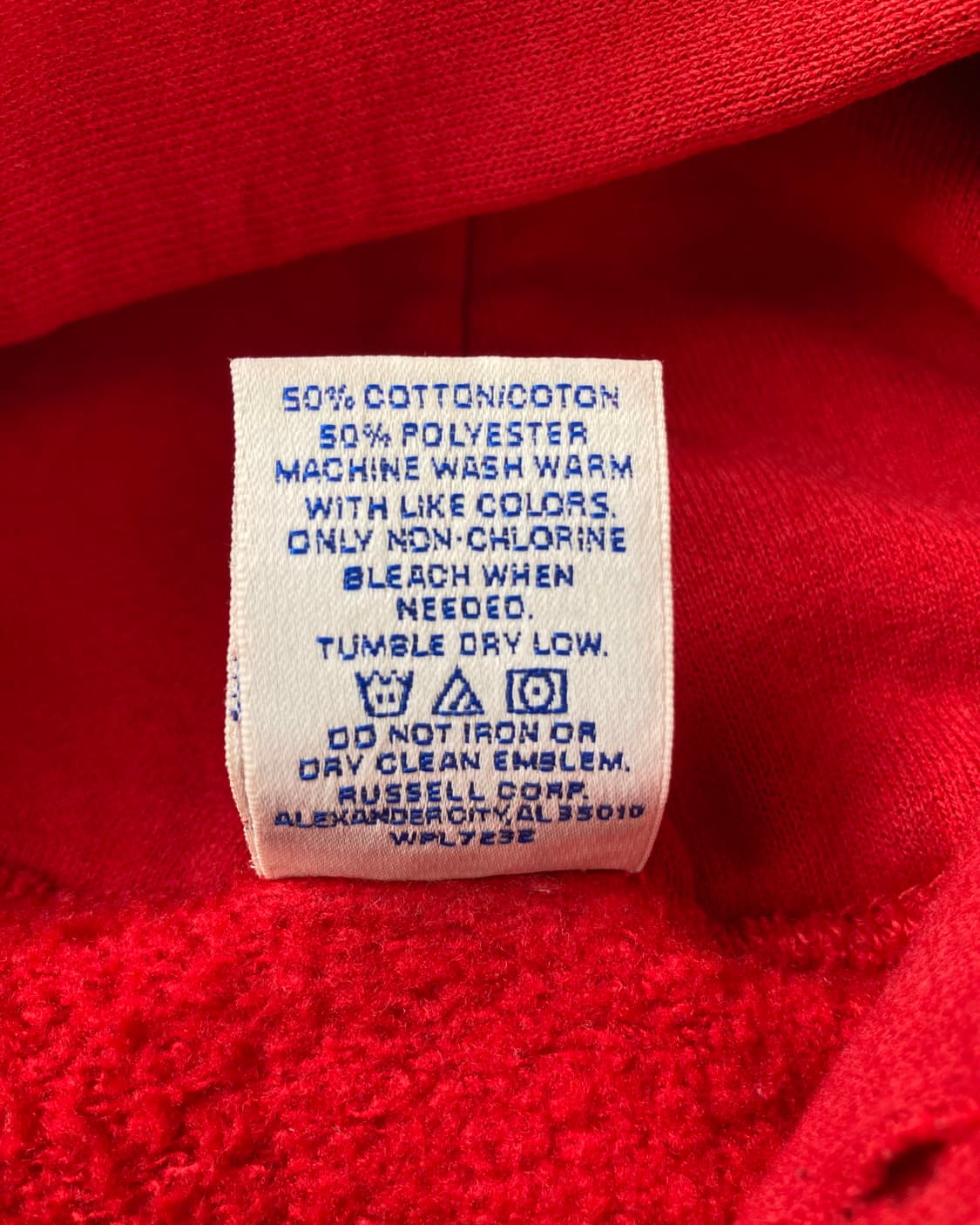 90s Russell Hoodie (red) 상품이미지4