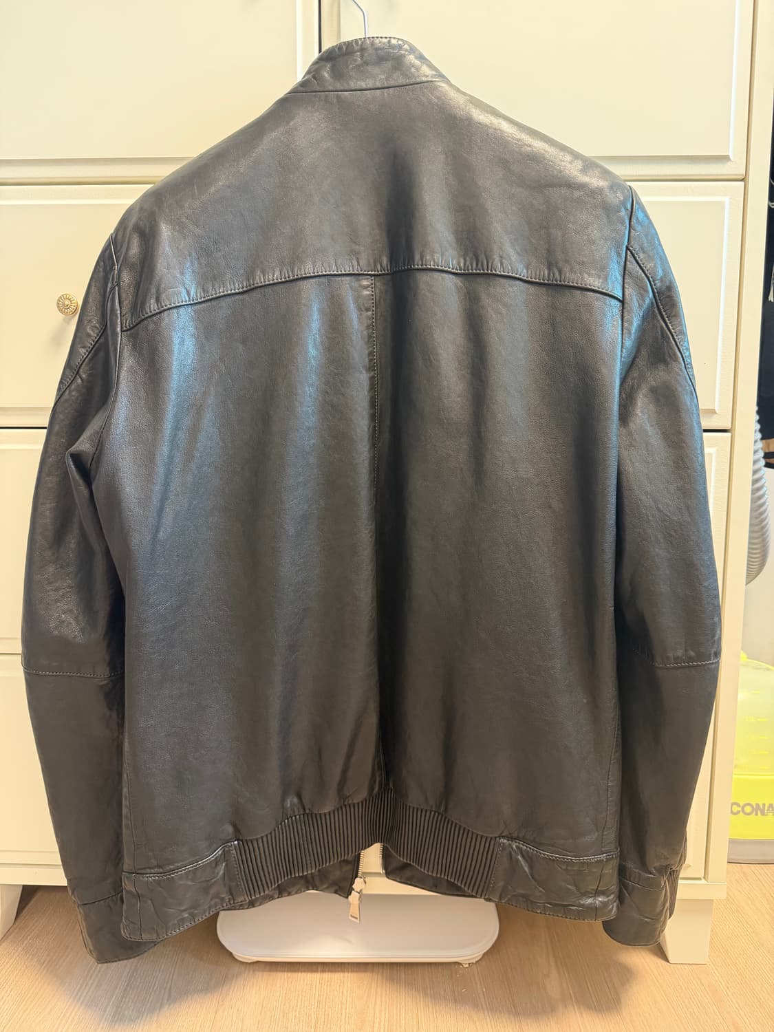 AND Z 웨스턴 무드 2WAY 램스킨 양가죽 바이커 레더 자켓 is 상품이미지2