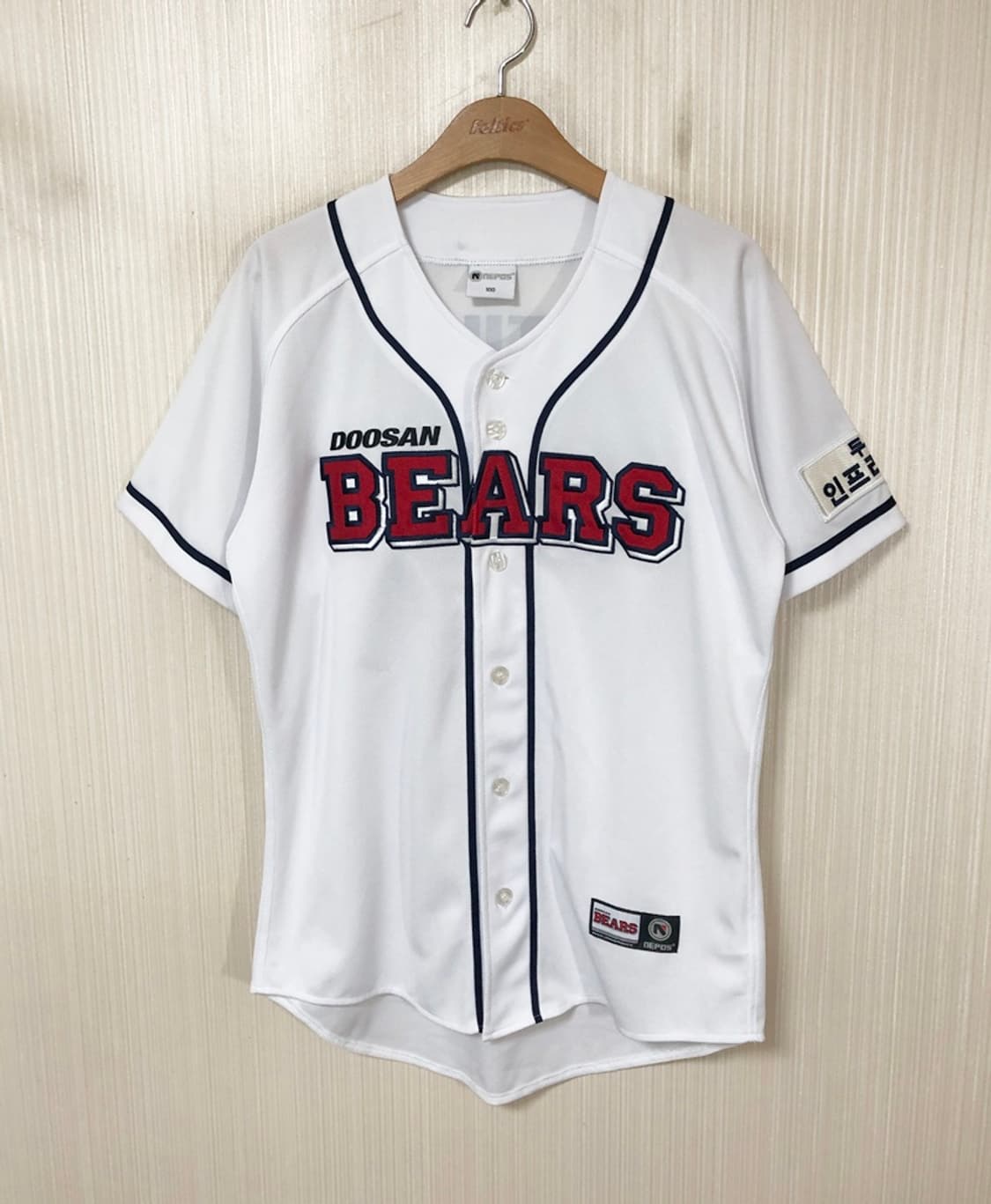 KBO 두산베어스 홈유니폼/져지 100 #32 김재환 상품이미지1