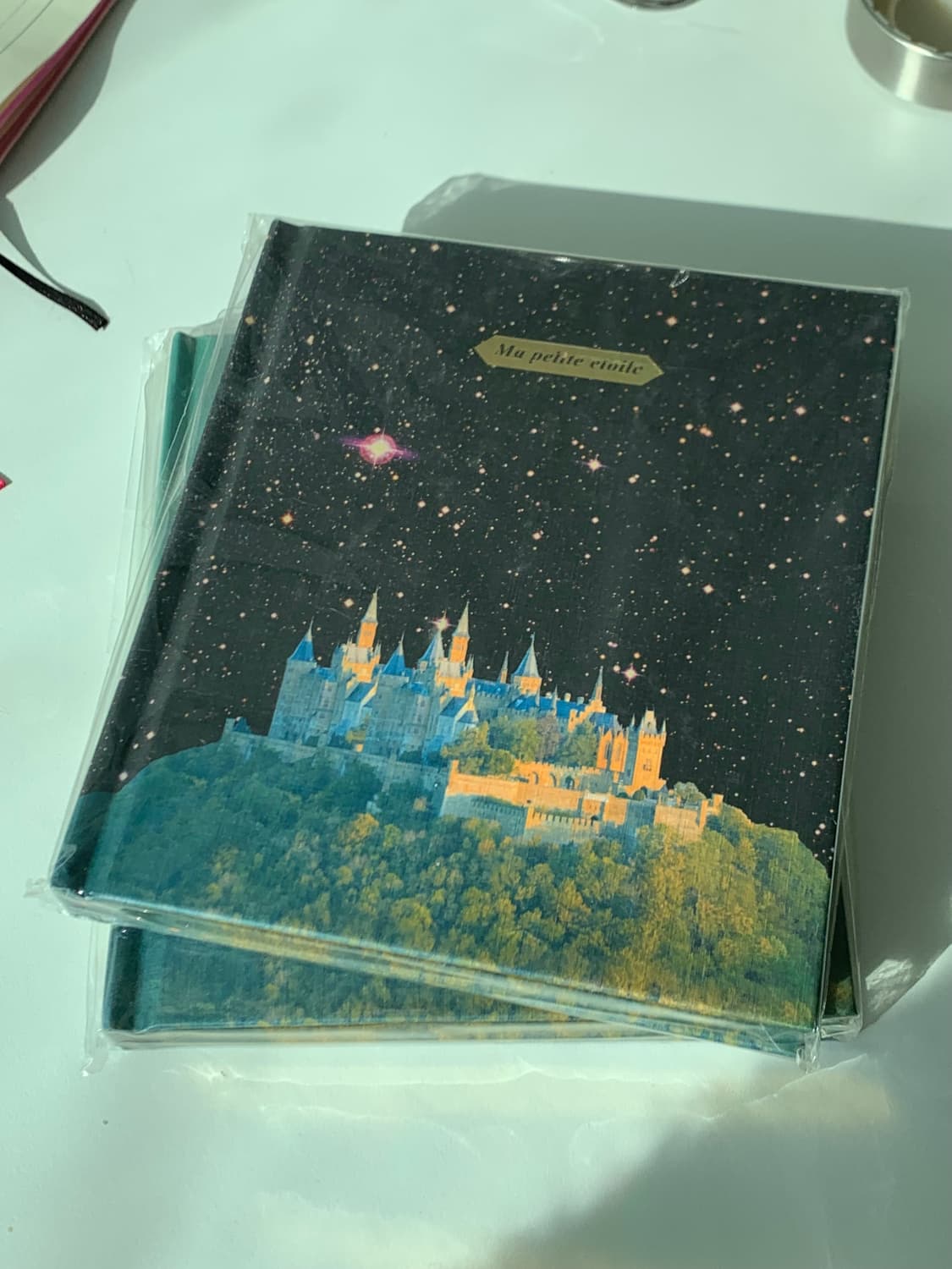 미개봉 에코드소울 다이어리 2권 메모지 2권 일괄 무지 노트 금박 별 상품이미지1