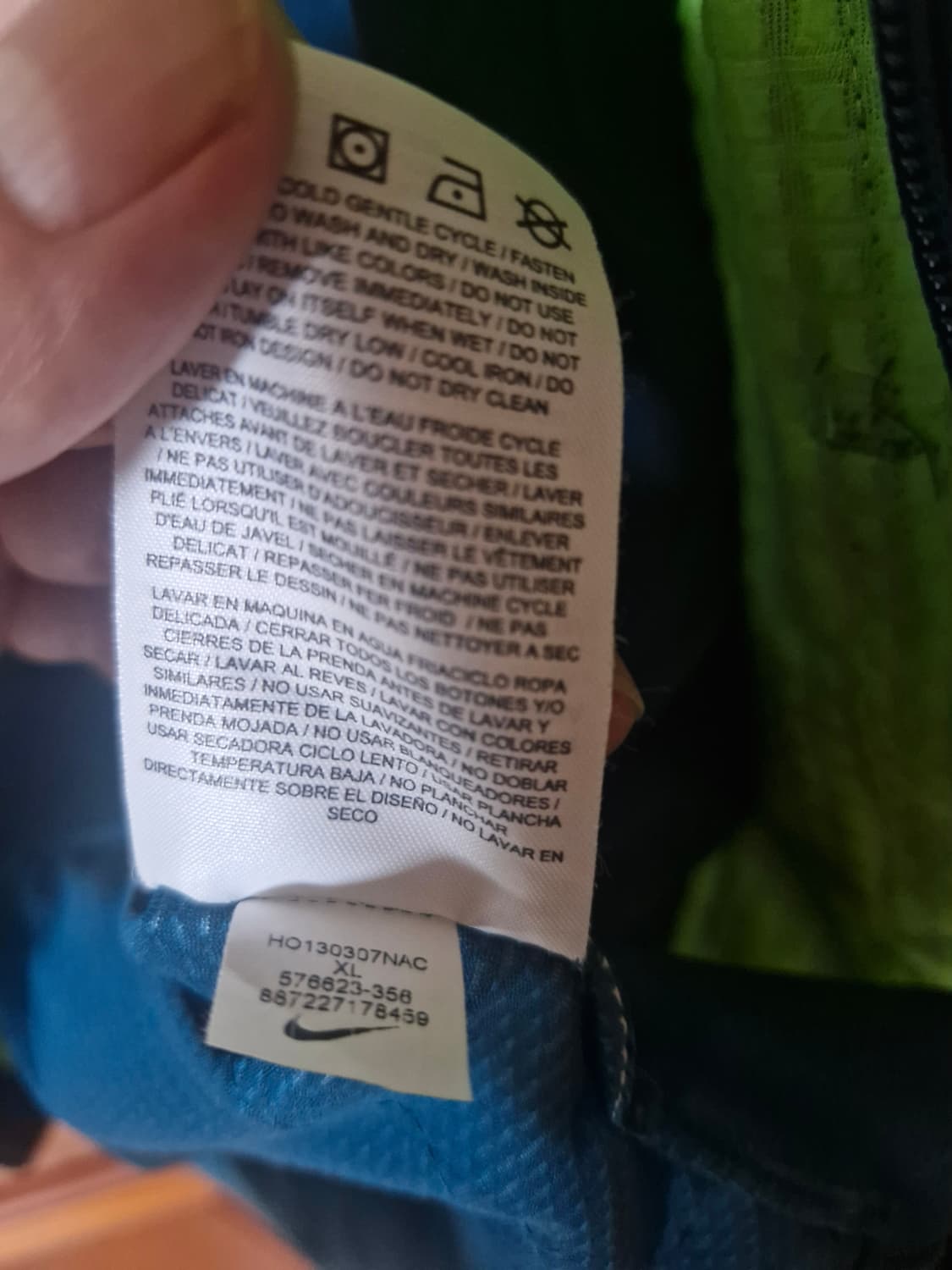 나이키 Livestrong 트레이닝져지 청녹 Xl 상품이미지5