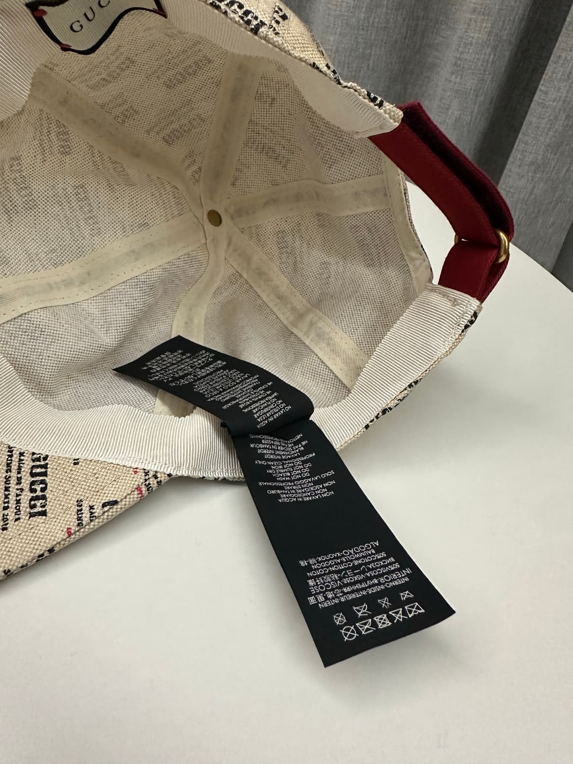 [정품] GUCCI 구찌 인바이트 스탬프 볼캡 상품이미지8