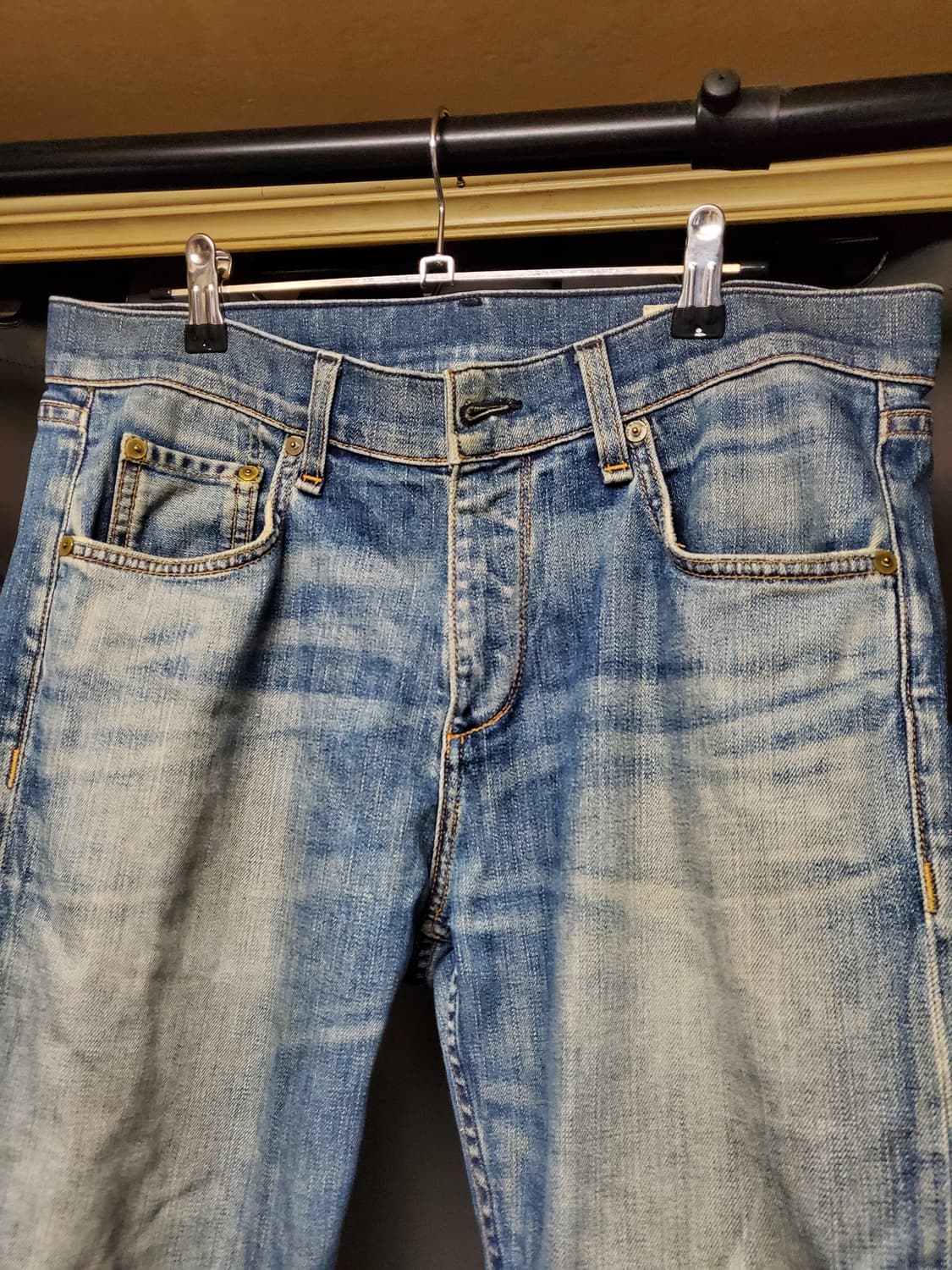 락앤본 데미지 데님팬츠 상품이미지2