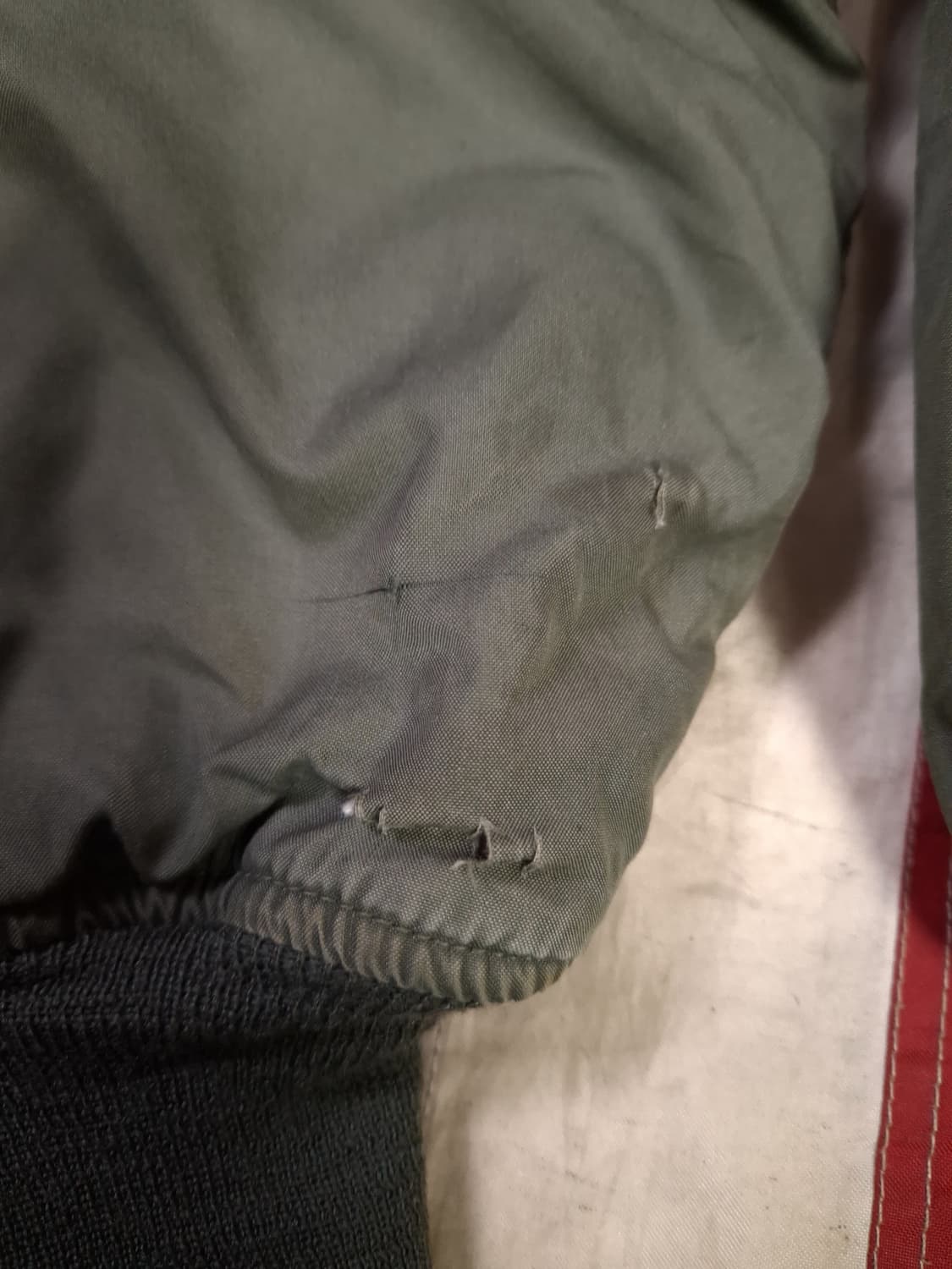 오리지날 70's 미공군 F-1B 울 방한 항공 트러우저 상품이미지8