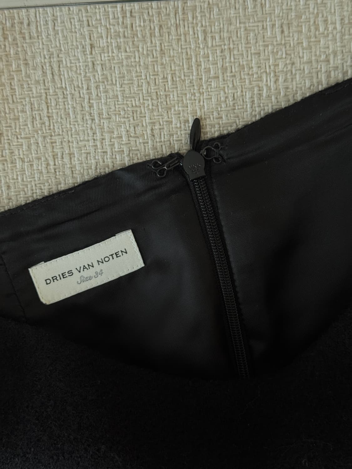 드리스반노튼(Dries Van Noten) 울 미디 드레이프 스커트 상품이미지7