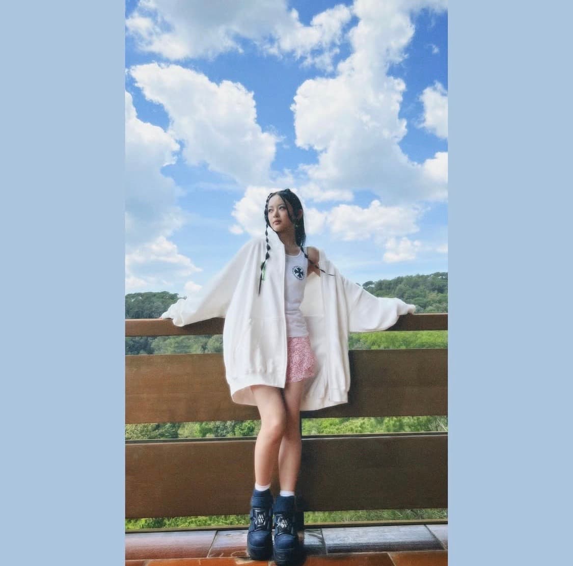 하니착용)노피셜노피스 캉캉 밴딩 쇼츠 pink 상품이미지3