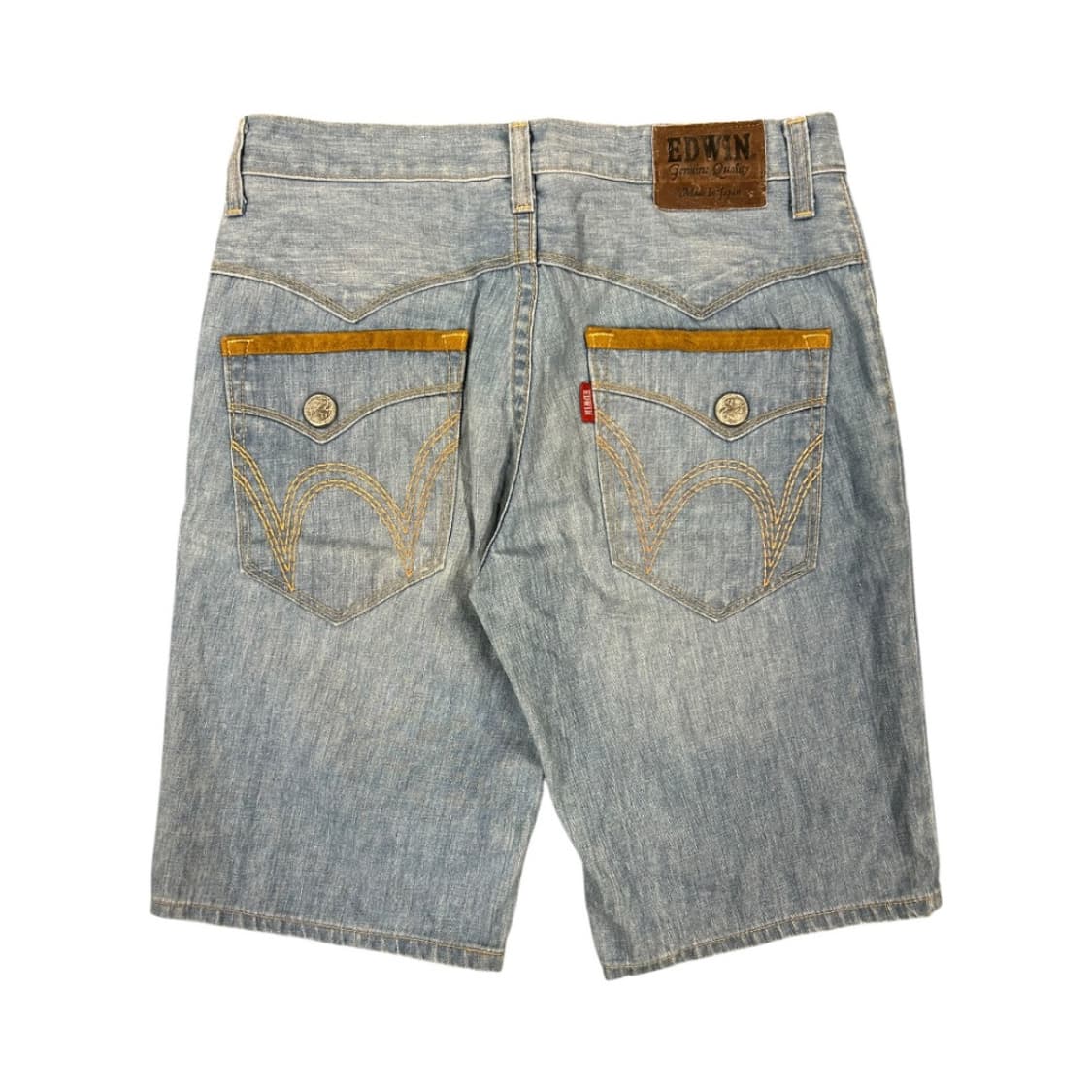XL) 에드윈 라이트블루 워싱 데님 반바지 BD-047 상품이미지2
