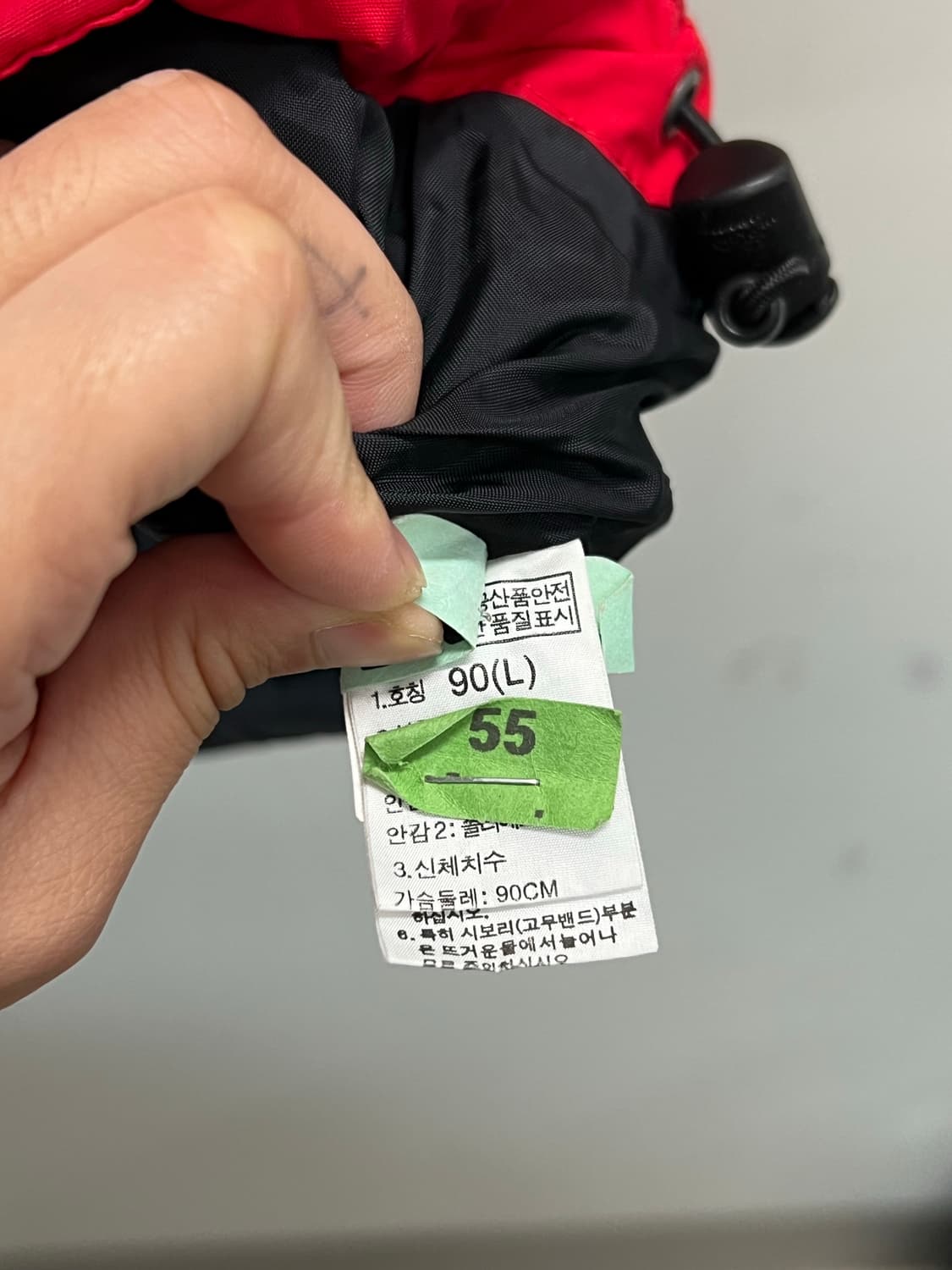 노스페이스 화이트라벨 우먼스 모니카 방수 바람막이 자켓 레드 (내피 경량 상품이미지7