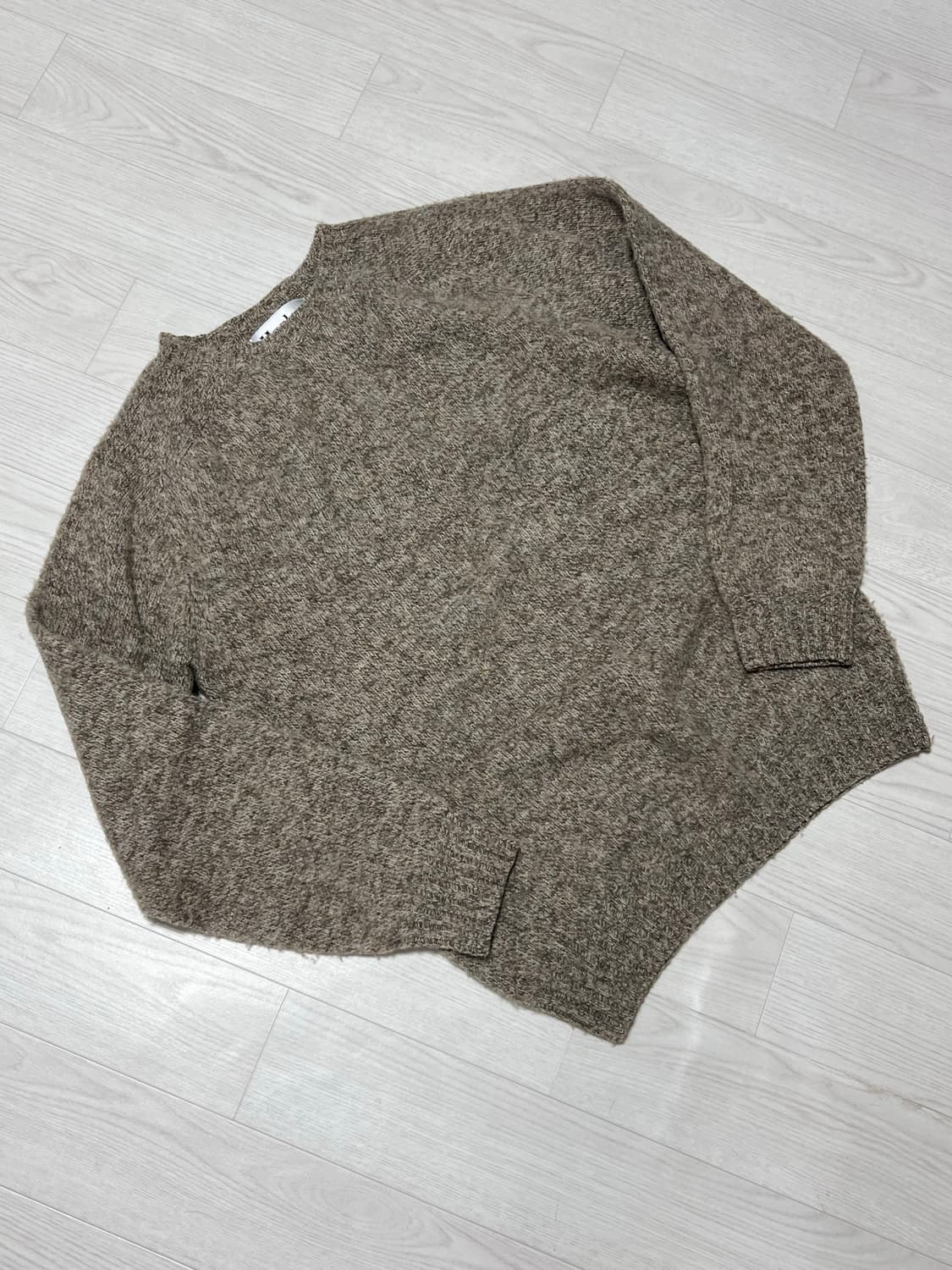 할리오브스코틀랜드 쉐기독 니트 머쉬룸 M 상품이미지3