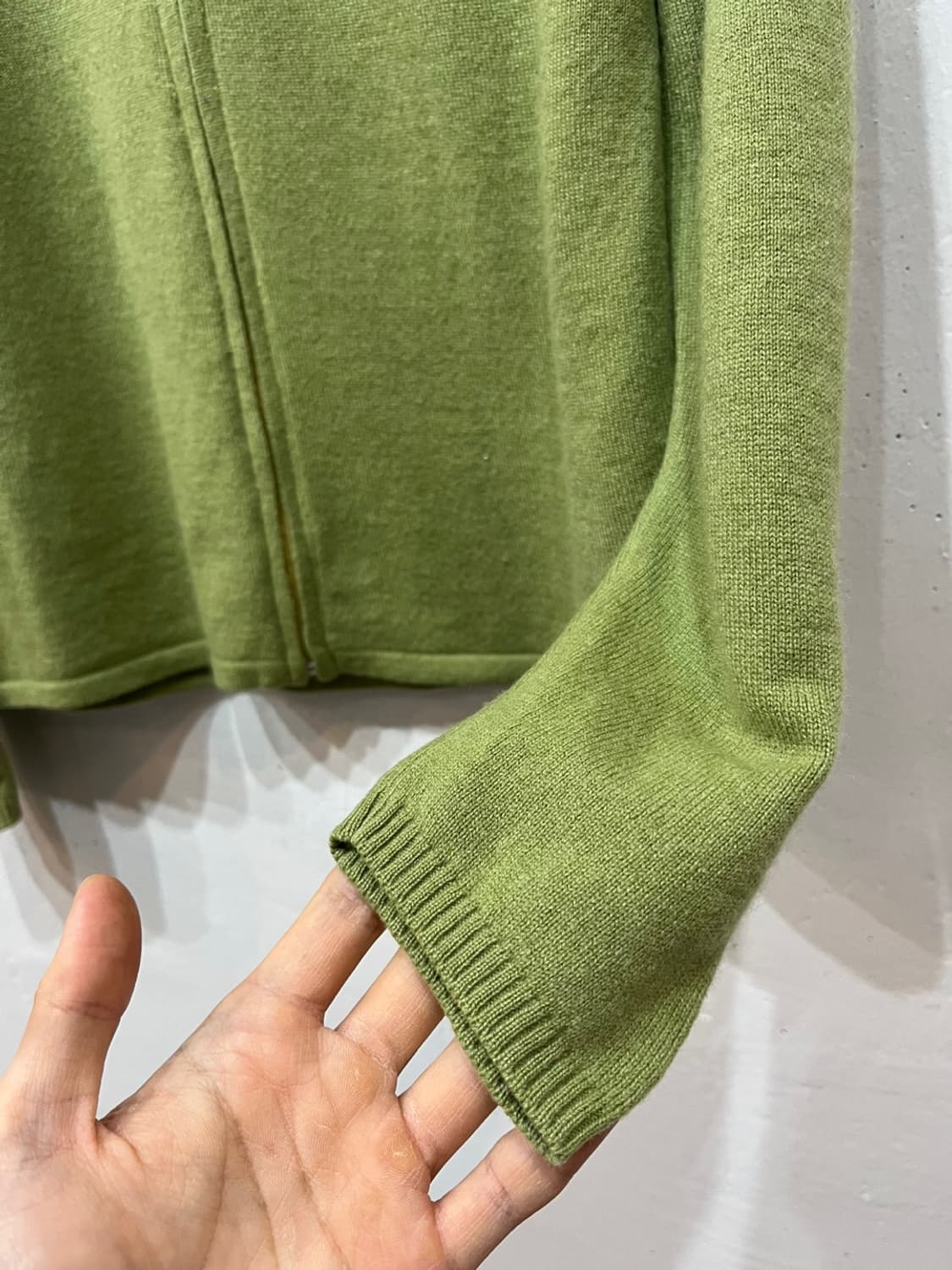 Made in ITALY 캐시미어100% 니트집업 우먼즈 상품이미지2