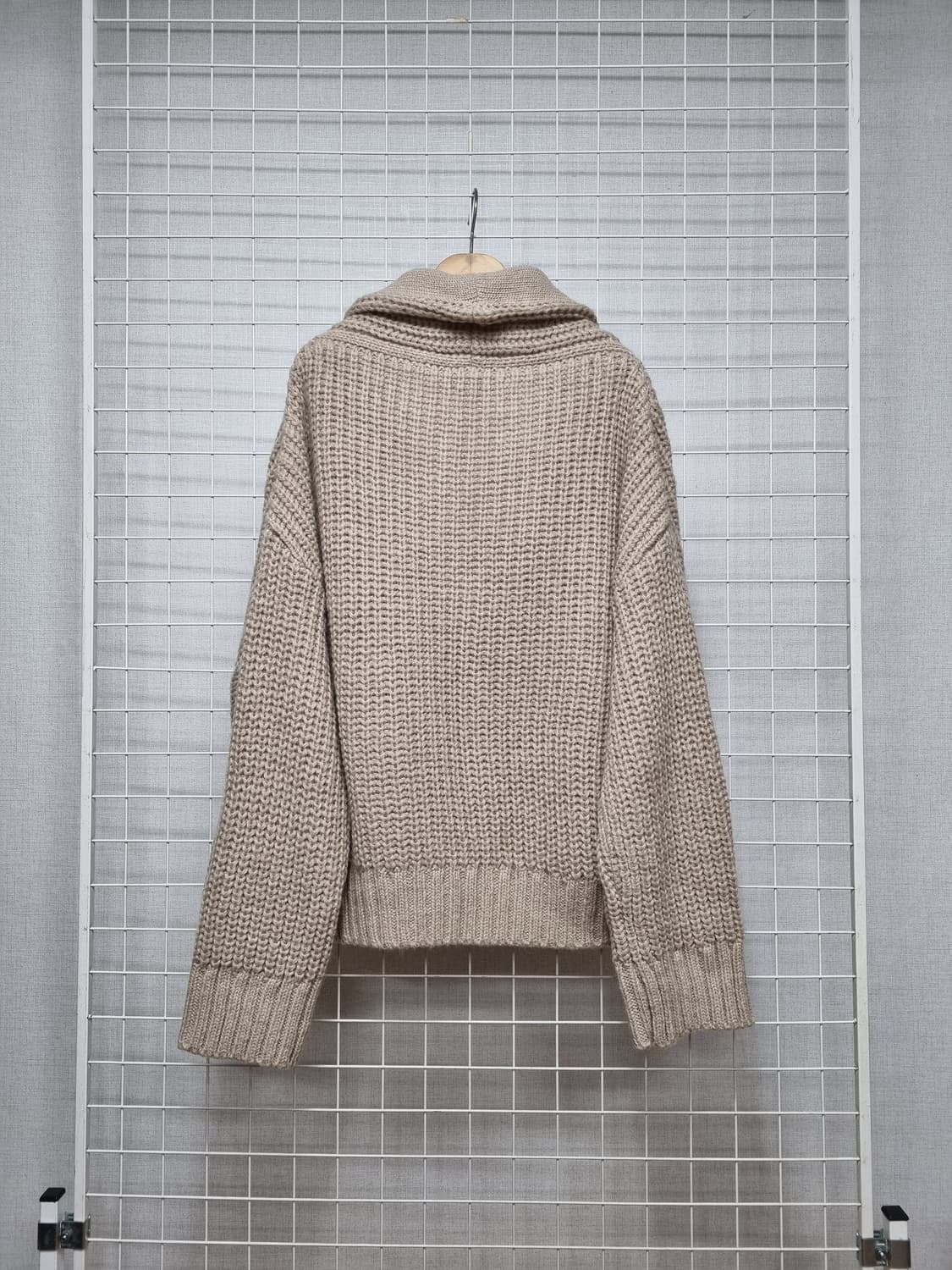 (택포) ELBORN 엘보른 숄카라 니트가디건 free 상품이미지3