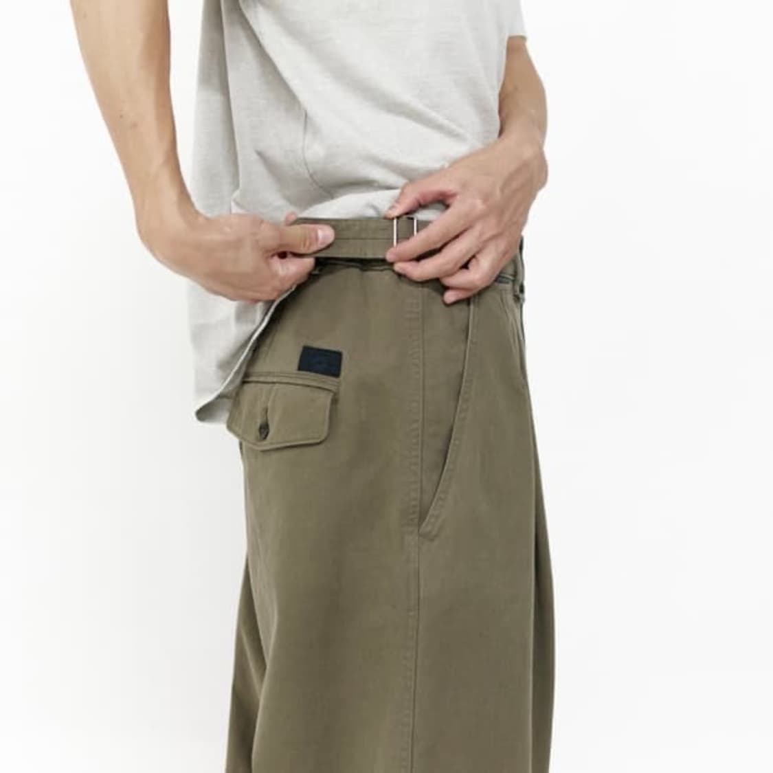 폴리테루 소팬츠 초판 카키 올리브 상품이미지1