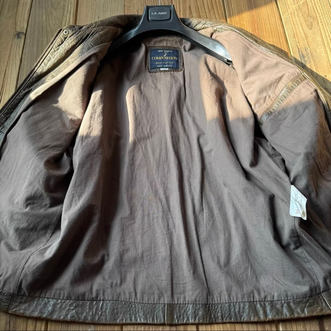 프랑스 빈티지 워싱 램스킨 멘도자 레더 자켓 상품이미지6