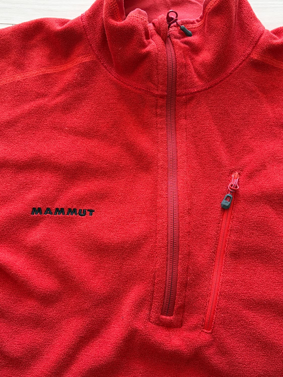 올드 마무트 mammut 집업 자켓 와인 컬러 XL (100-105) 상품이미지4
