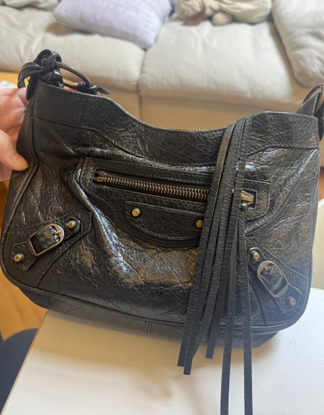 발렌시아가 모터백 크로스바디백 스몰 상품이미지1