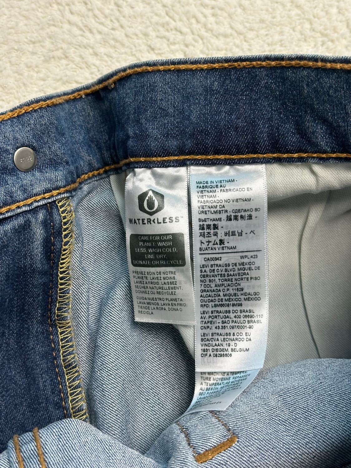 리바이스 405 버뮤다 데님팬츠 반바지 상품이미지5