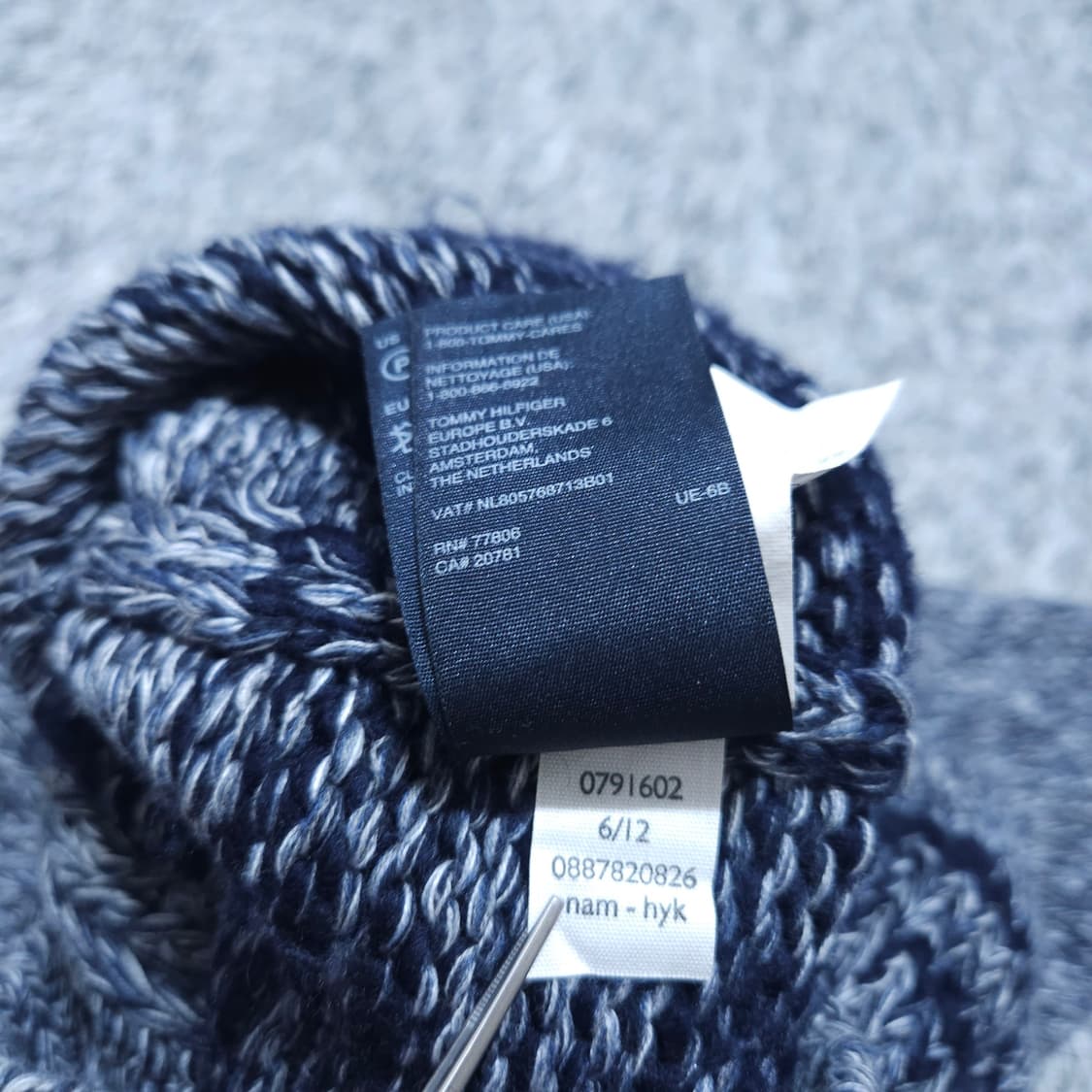 타미힐피거) S 남자 브이넥 겨울가디건 / 왕눈이샵 상품이미지10