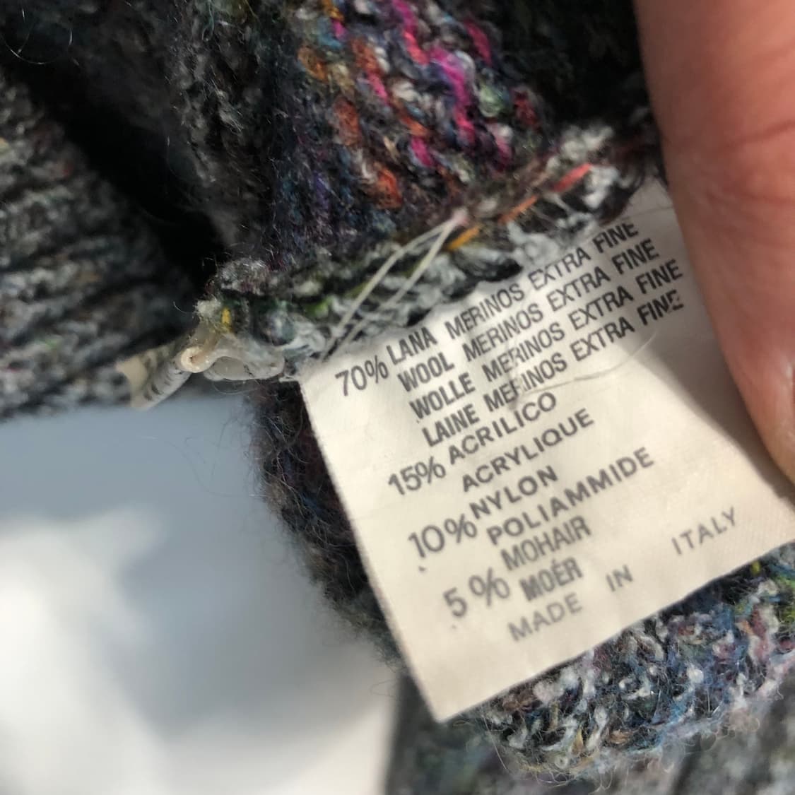 미쏘니 이태리 메이드 헤비 케이블  니트  상품이미지5