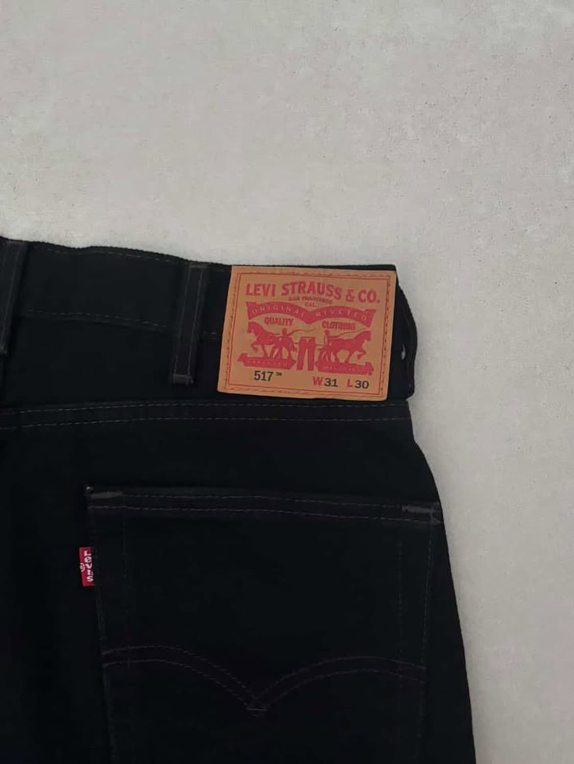 리바이스 517 블랙진(31) 상품이미지3