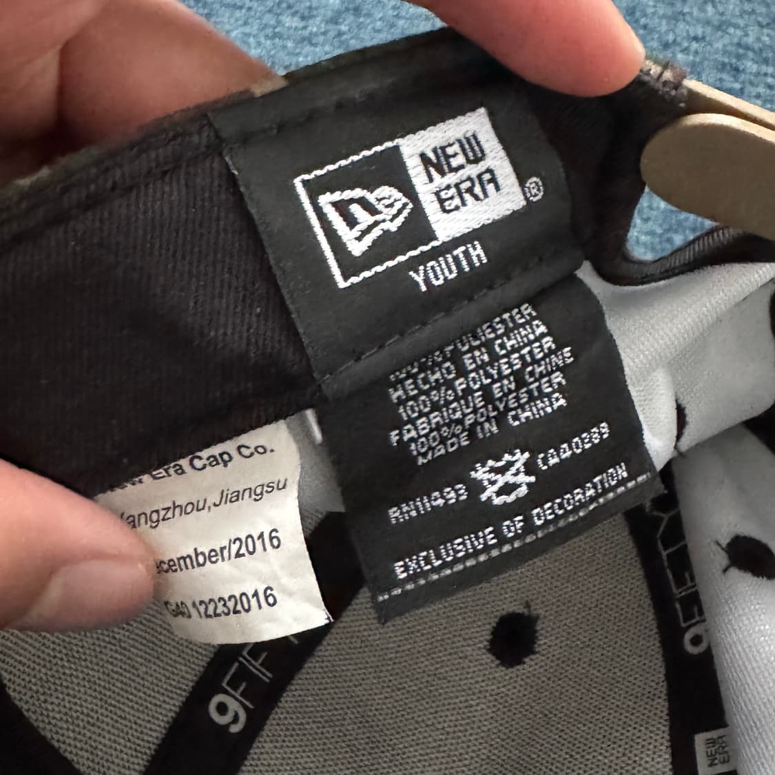 뉴에라 X 도라에몽 밀리터리 카모 유스 스냅백 상품이미지6