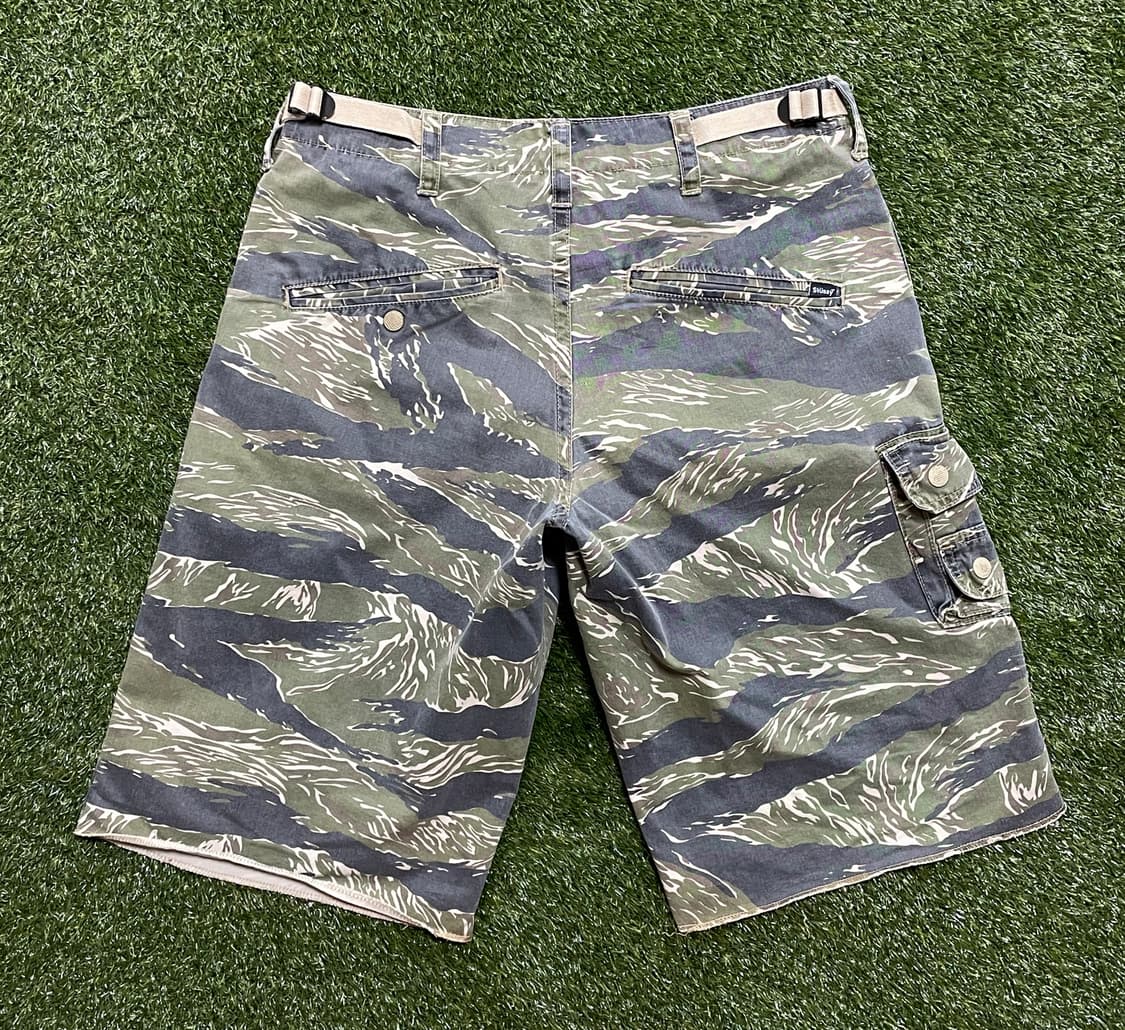 빈티지 올드 스투시 카모 버뮤다 팬츠 상품이미지2