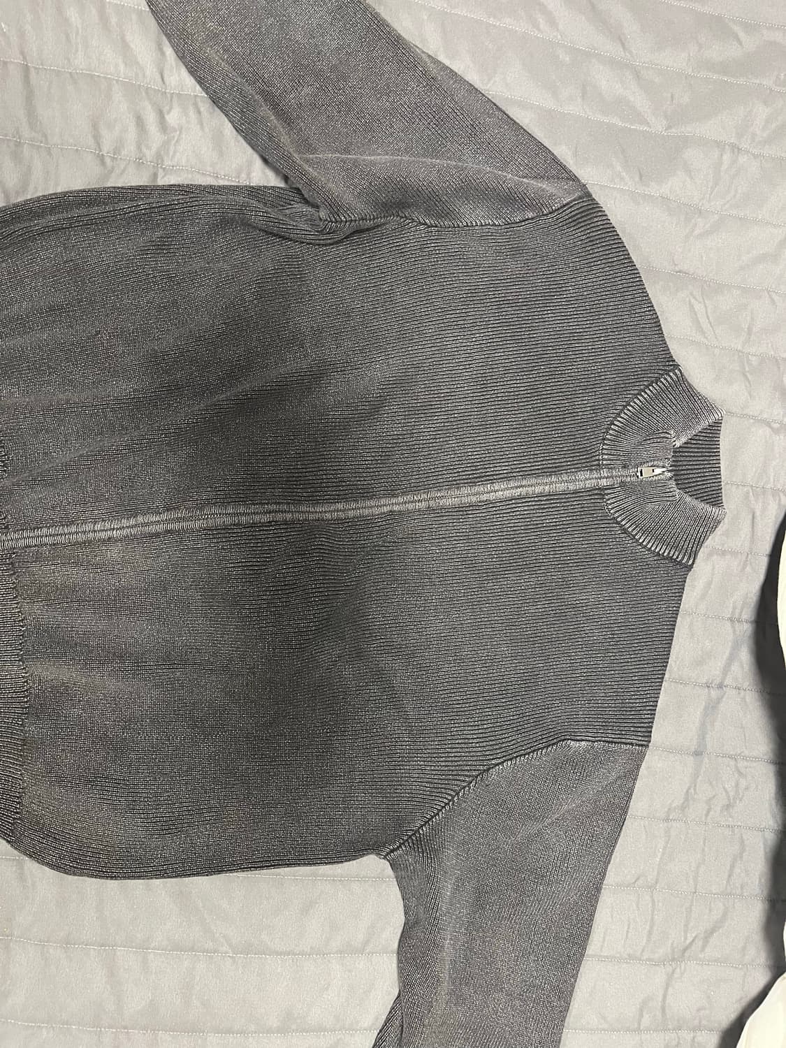 자라 워시드 니트집업 상품이미지2