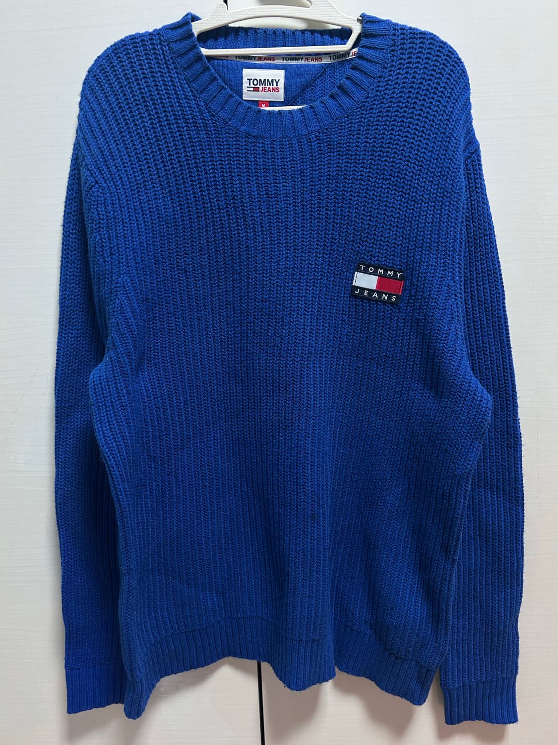 타미진스 블루 니트 남성 실측 110 상품이미지1