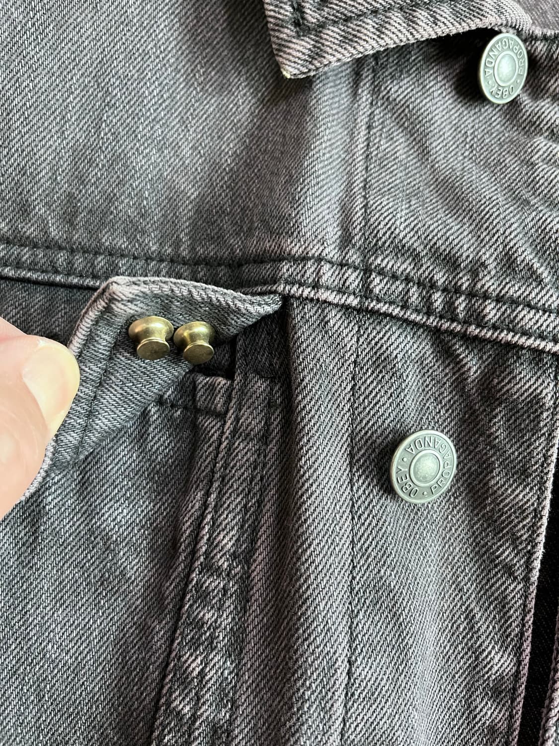 오베이 데님 자켓 L사이즈 상품이미지7